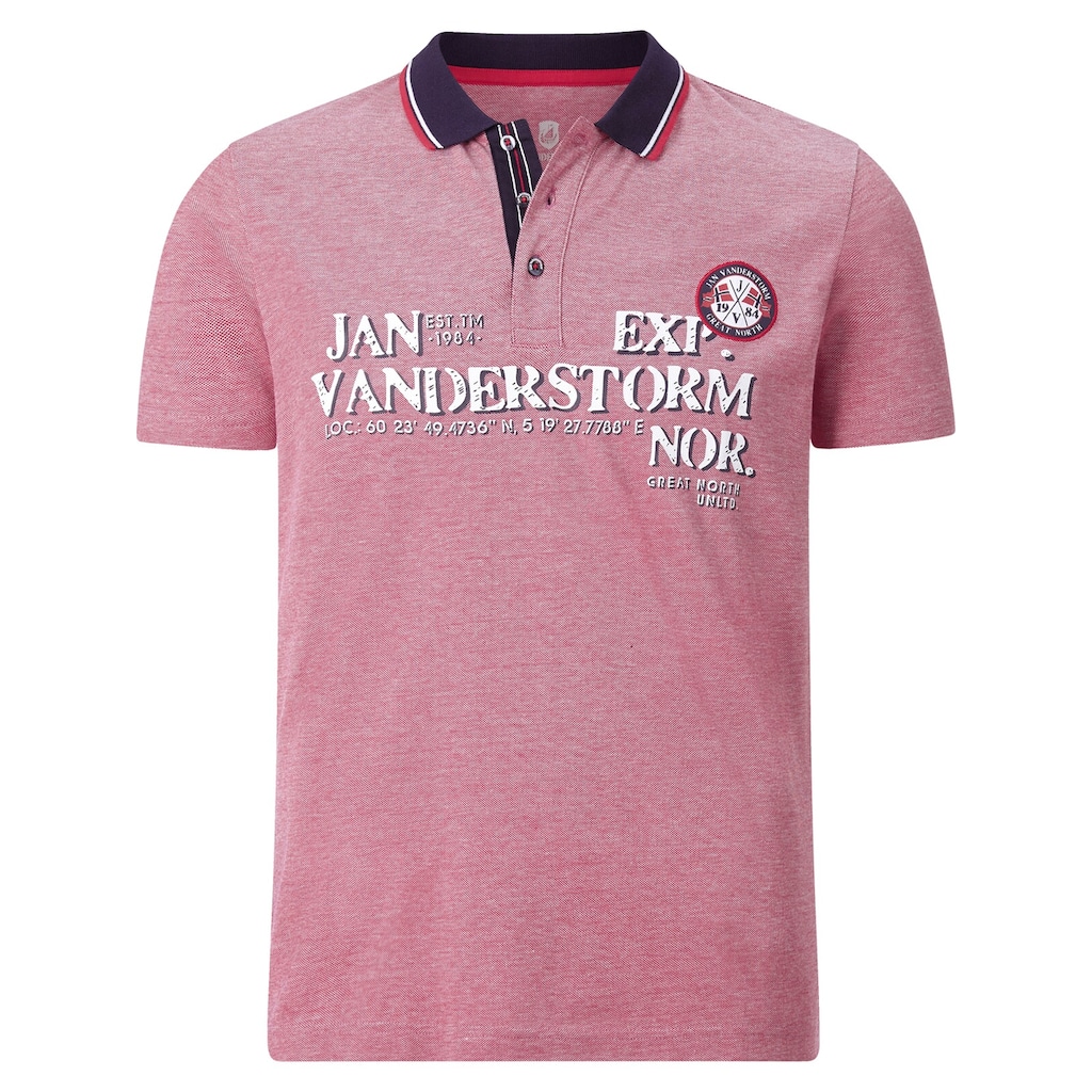 Jan Vanderstorm Poloshirt »Poloshirt VIGGO«, (1 tlg.)