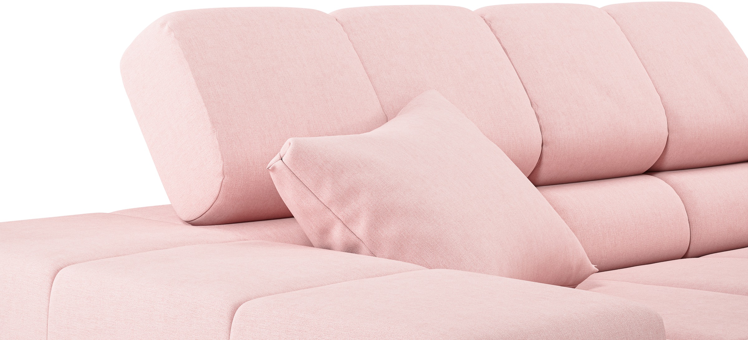 INOSIGN Ecksofa »Ancona incl. Kopfteilverstellung, OTTOs Choice, Breite 319cm, L-Form«, wahlweise motorische Sitztiefenverstellung, auch in Cord + Easy Care