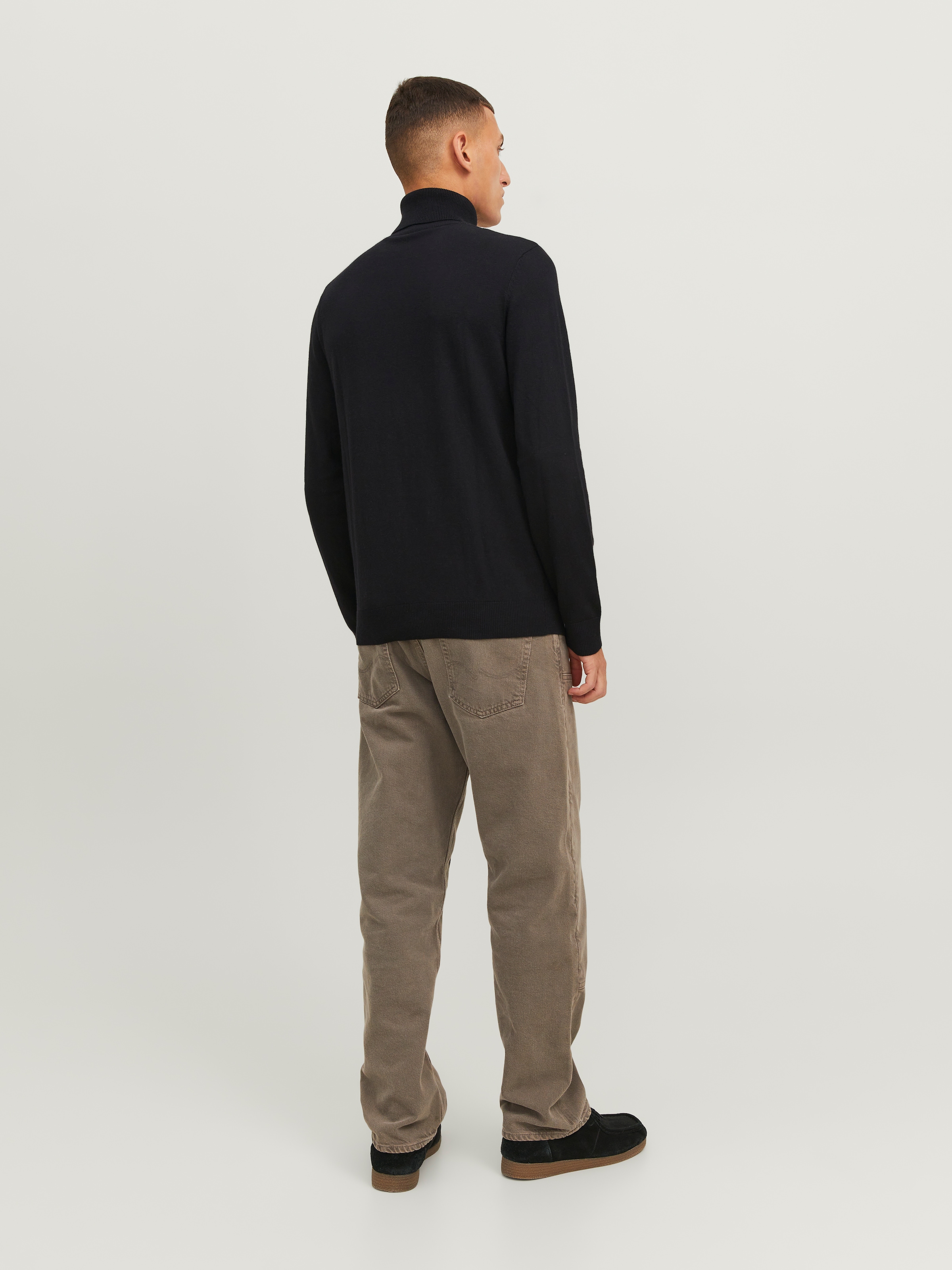 Jack & Jones Rollkragenpullover »JJEEMIL KNIT ROLL NECK NOOS« Baumwollmischung, regular fit