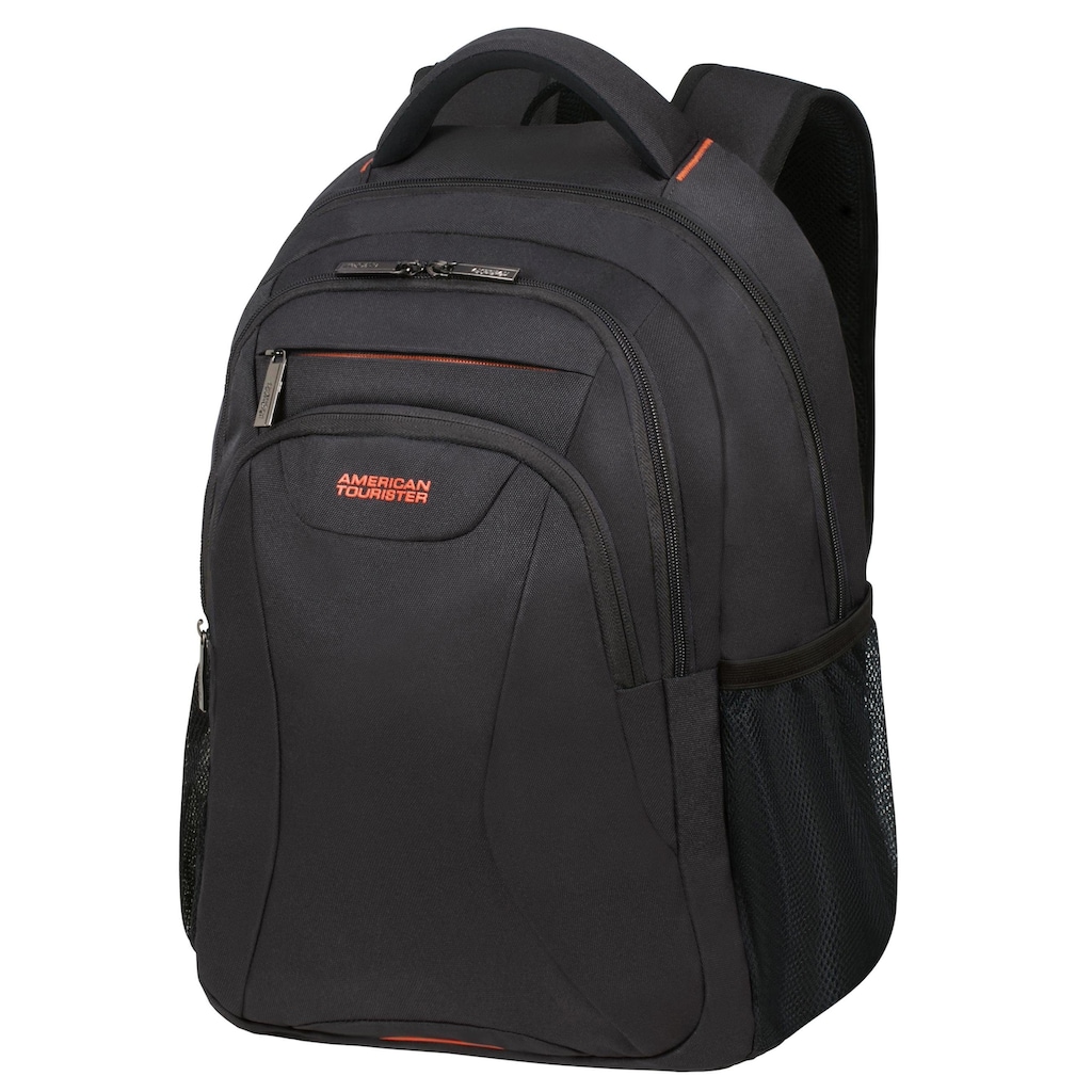 American Tourister® Laptoprucksack »At Work, black/orange«