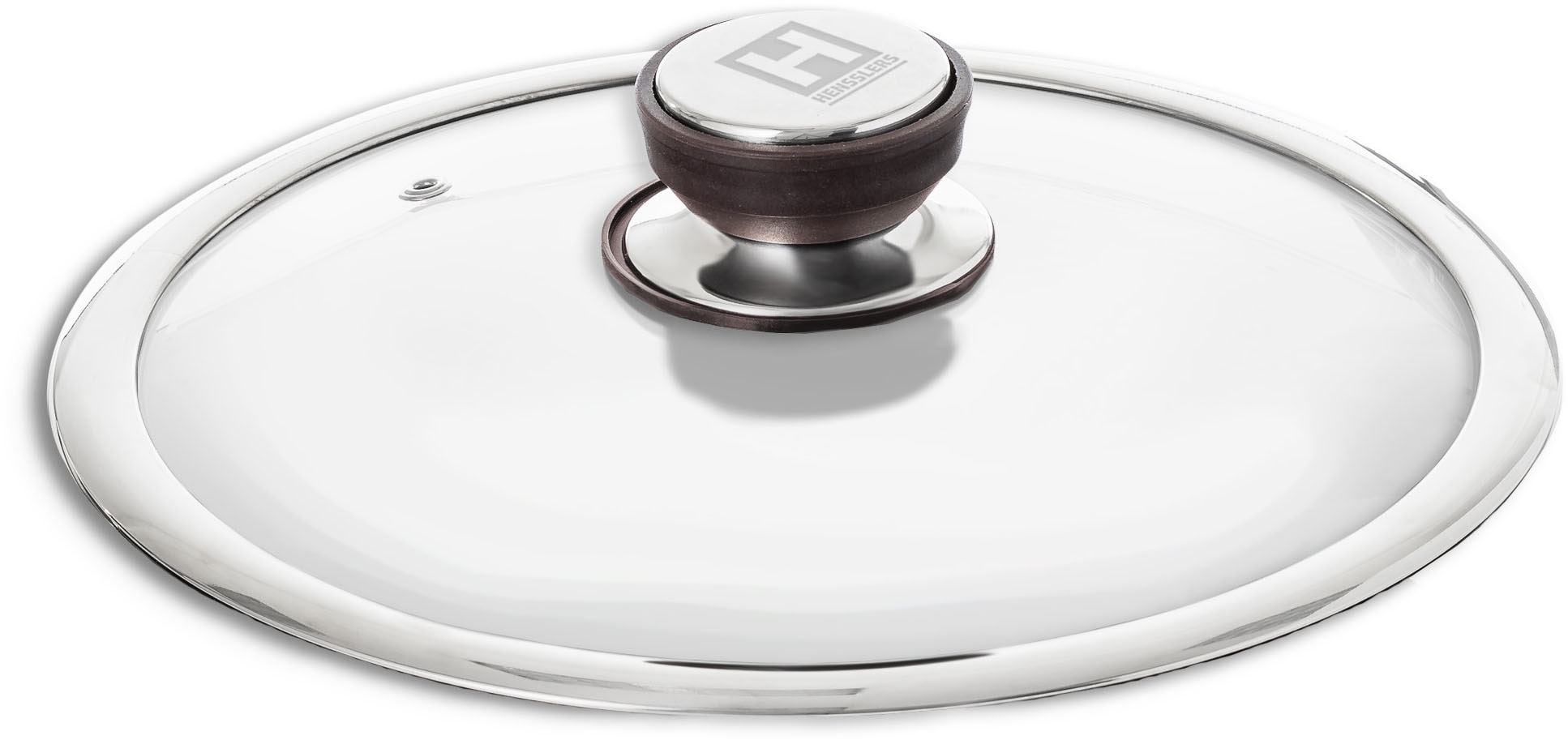 HENSSLERS Wok »HENSSLERS Edelstahl Wok inkl. Glasdeckel, Ø 28 cm« Edelstahl 2 Stk. tlg. Wokpfanne für die asiatische Küche