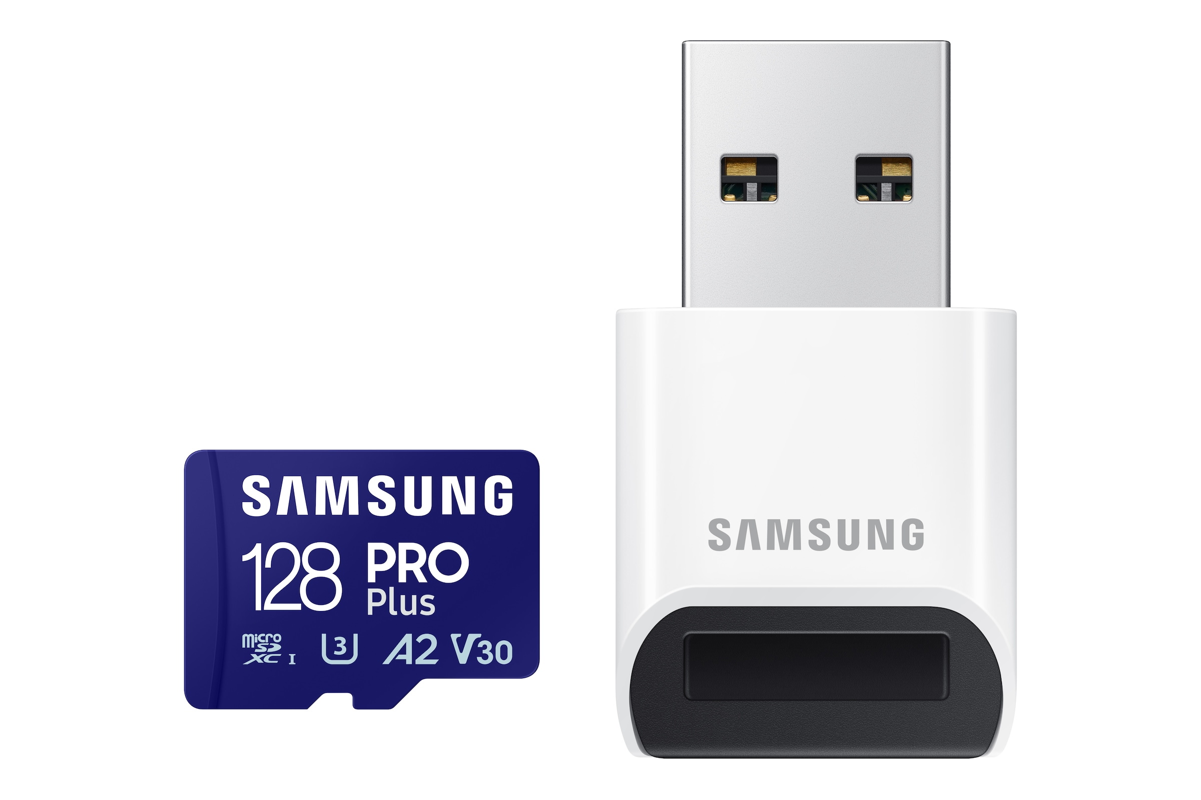 Samsung Speicherkarte »PRO Plus (2023) microSD, inkl. USB-Kartenleser«, (UHS Class 3 180 MB/s...