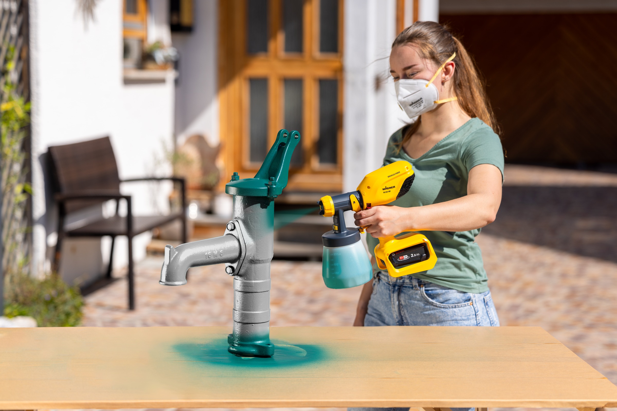 WAGNER Farbsprühgerät ohne Akku und Ladegerät