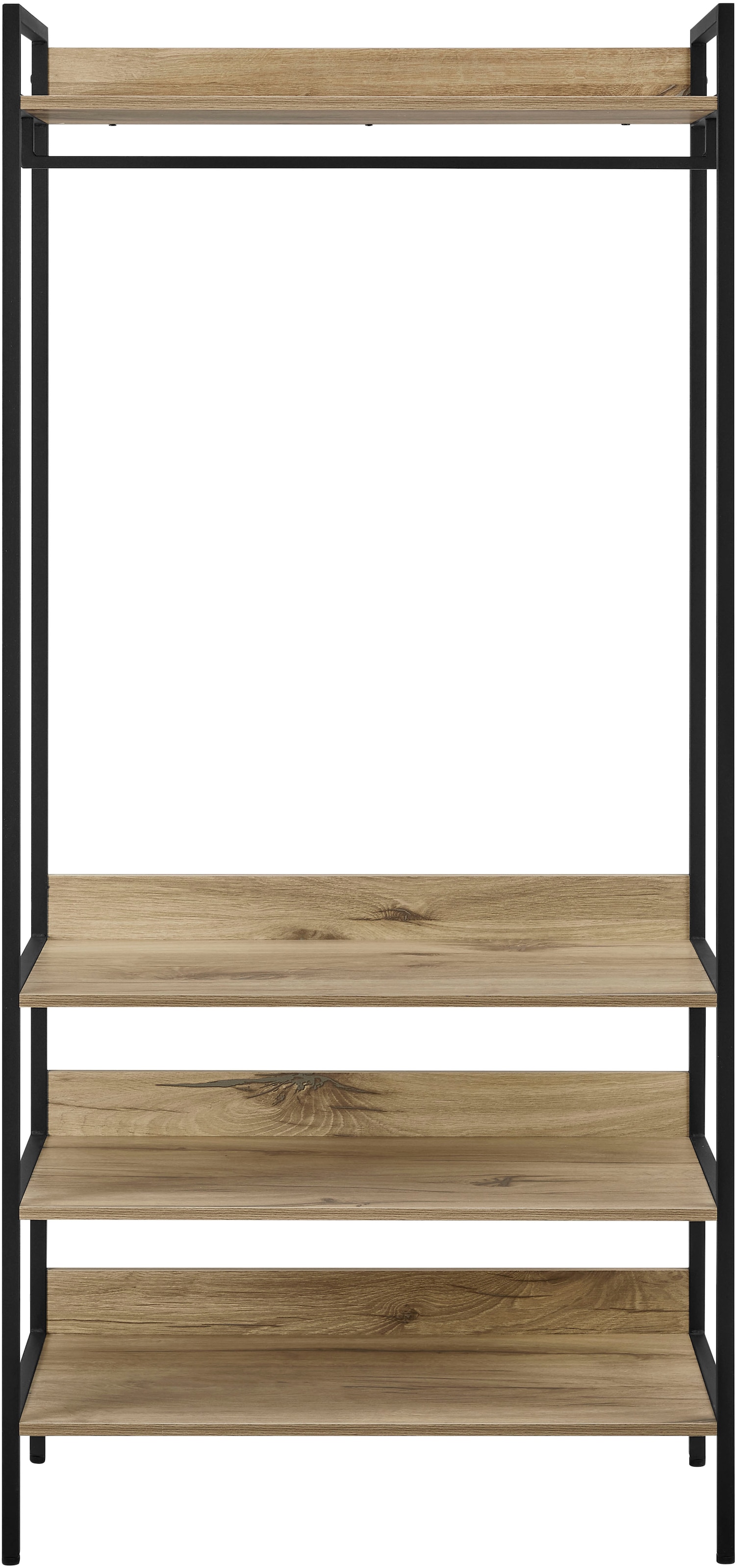 OTTO home Garderobenschrank »Tayler« Melamin-Tischplatte, pulverbeschichtetem Metallgestell, Höhe 180 cm