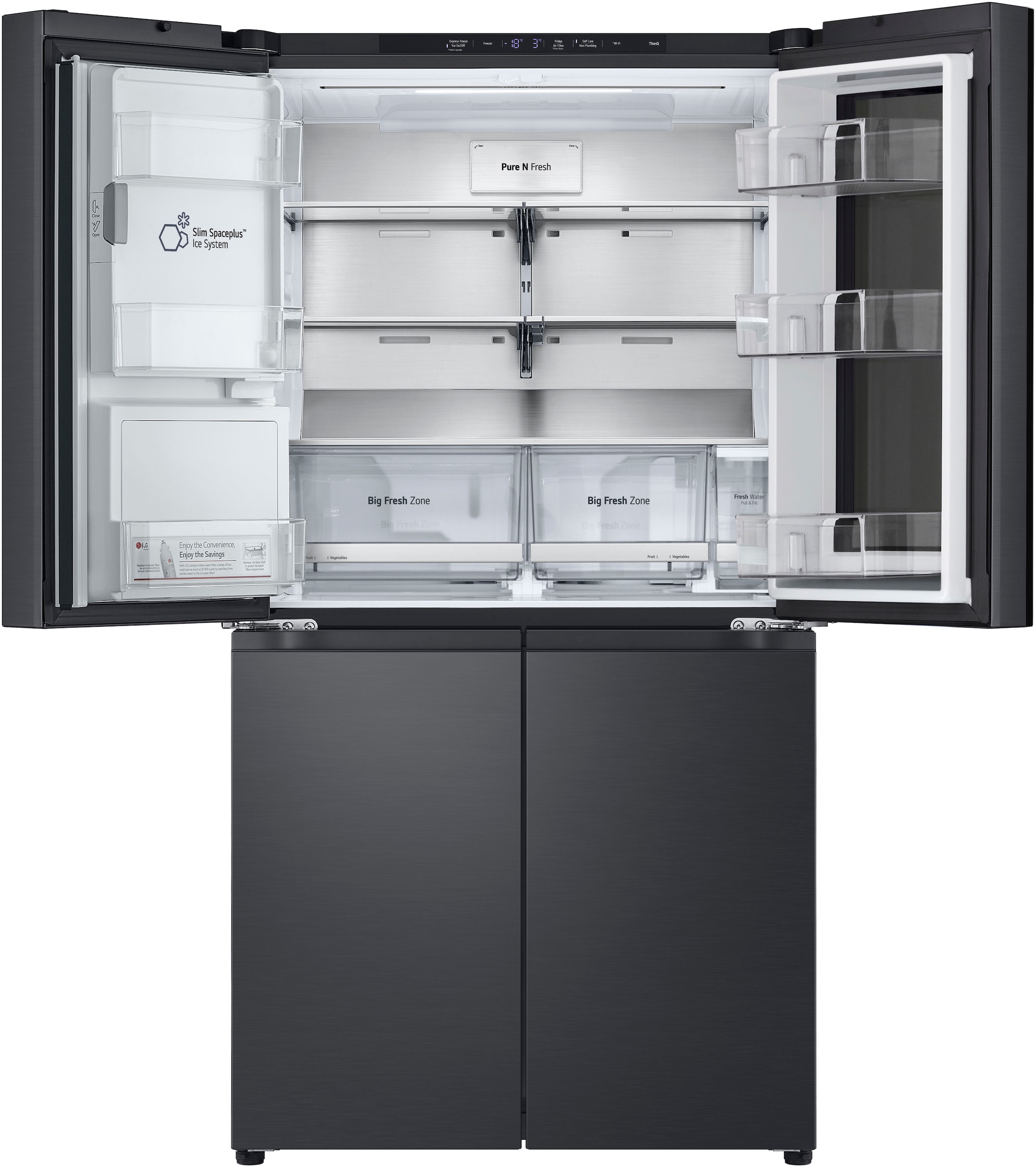 LG Multi Door InstaView® Multi-Door »GMG961NPKE« 179,2 cm hoch 91,4 cm breit