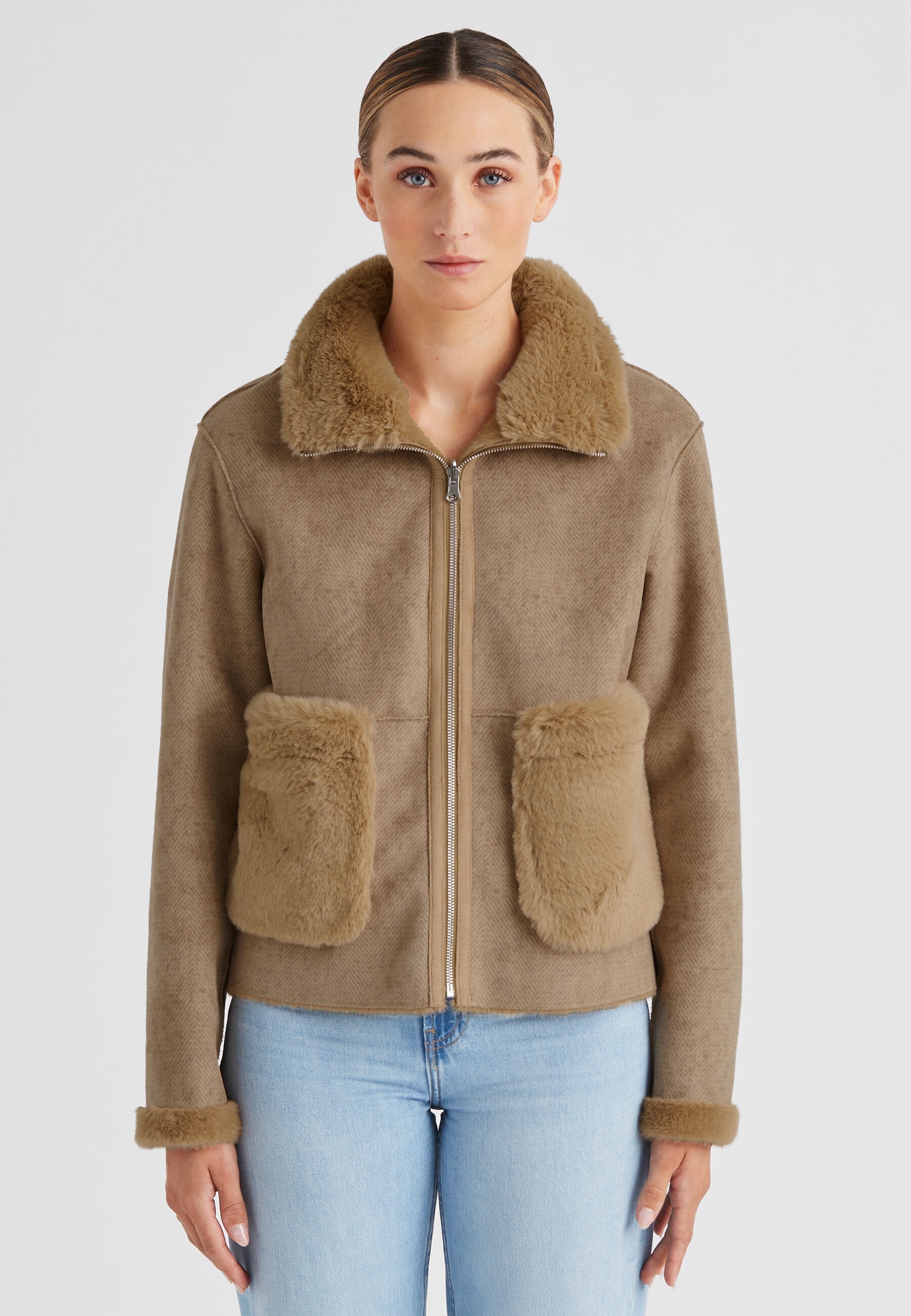 Milestone Winterjacke »MSMinu« ohne Kapuze zum Wenden