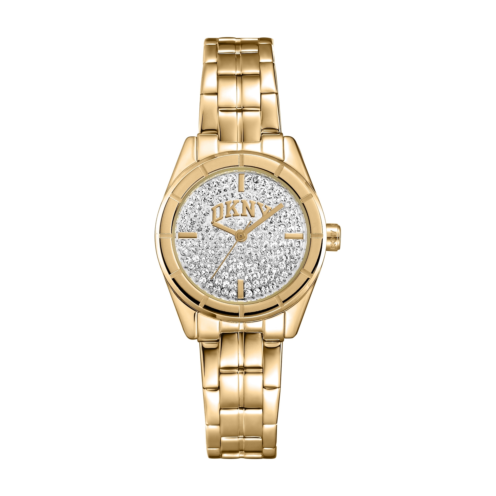 DKNY Quarzuhr »Evening Watch« Armbanduhr, Damenuhr, Edelstahlarmband, Ideal auch als Geschenk