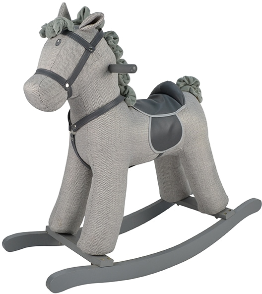 Knorrtoys® Schaukelpferd »Grey Horse«, mit Sound