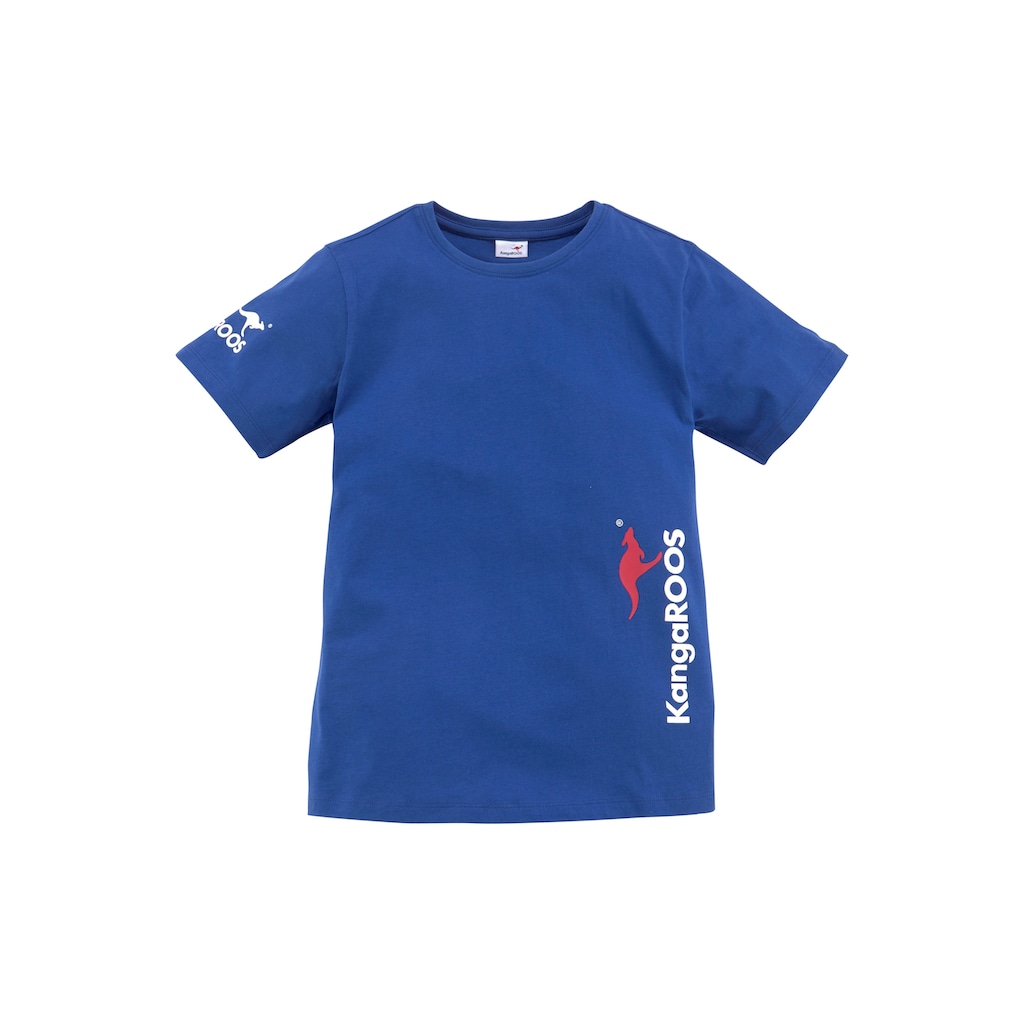 KangaROOS T-Shirt »mit seitlichem Logodruck«