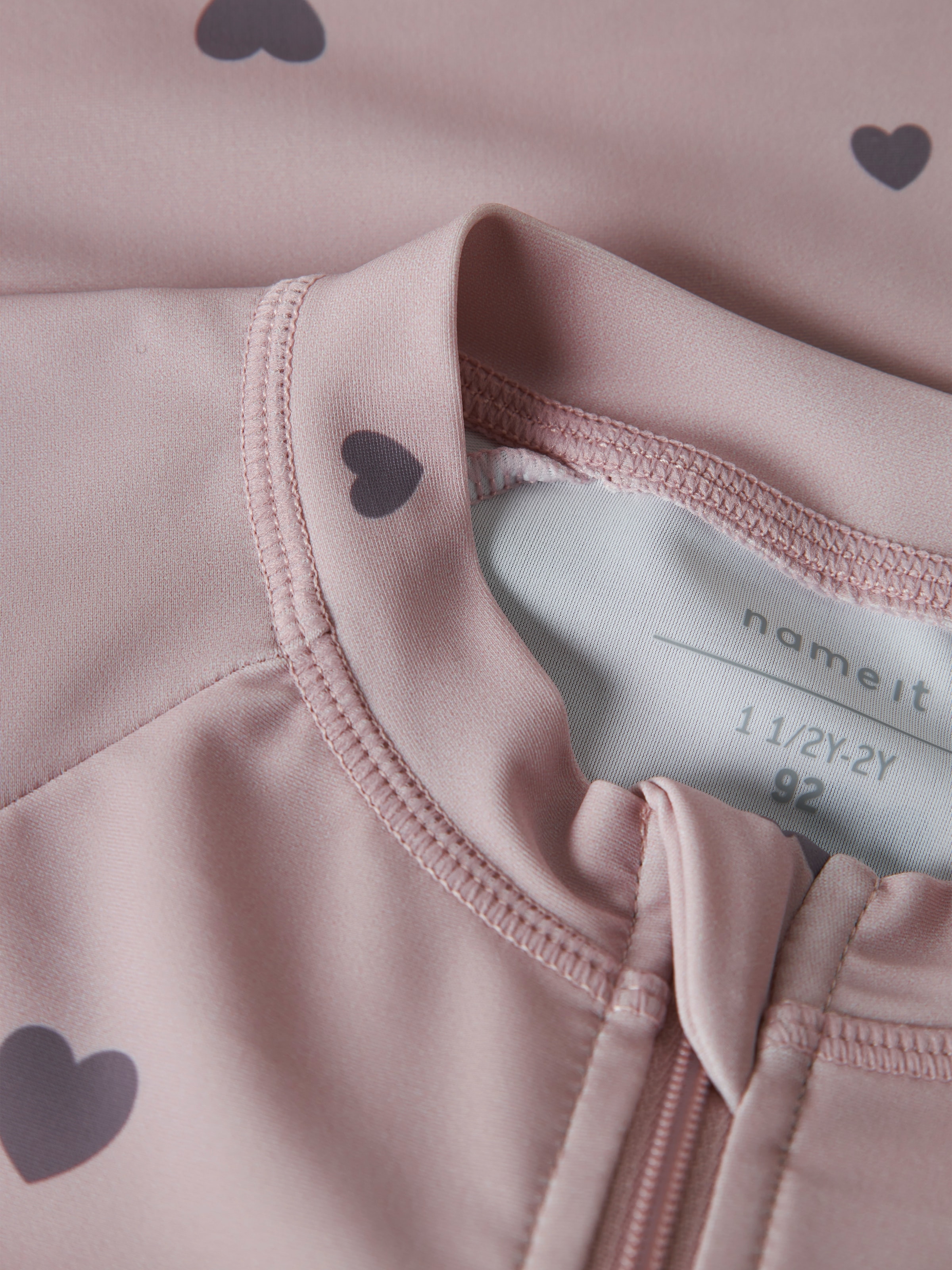 Name It Bade-Shirt »NMFZIPPA 3/4 UV SWIM TOP«