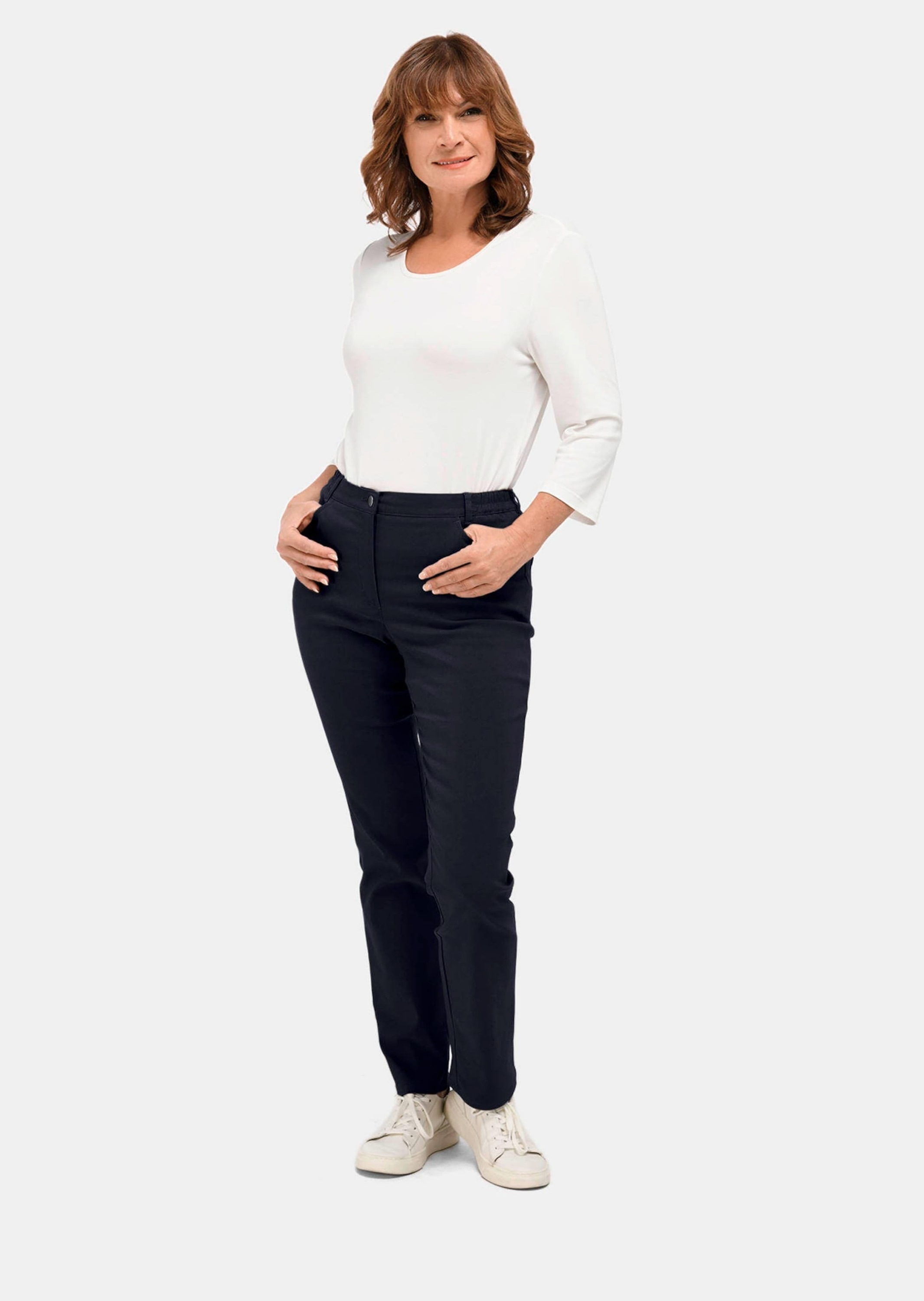 GOLDNER Stoffhose »Kurzgröße Perfekte Super-Stretch-Hose CARLA«  Super-Stretch: nichts kneift oder engt ein