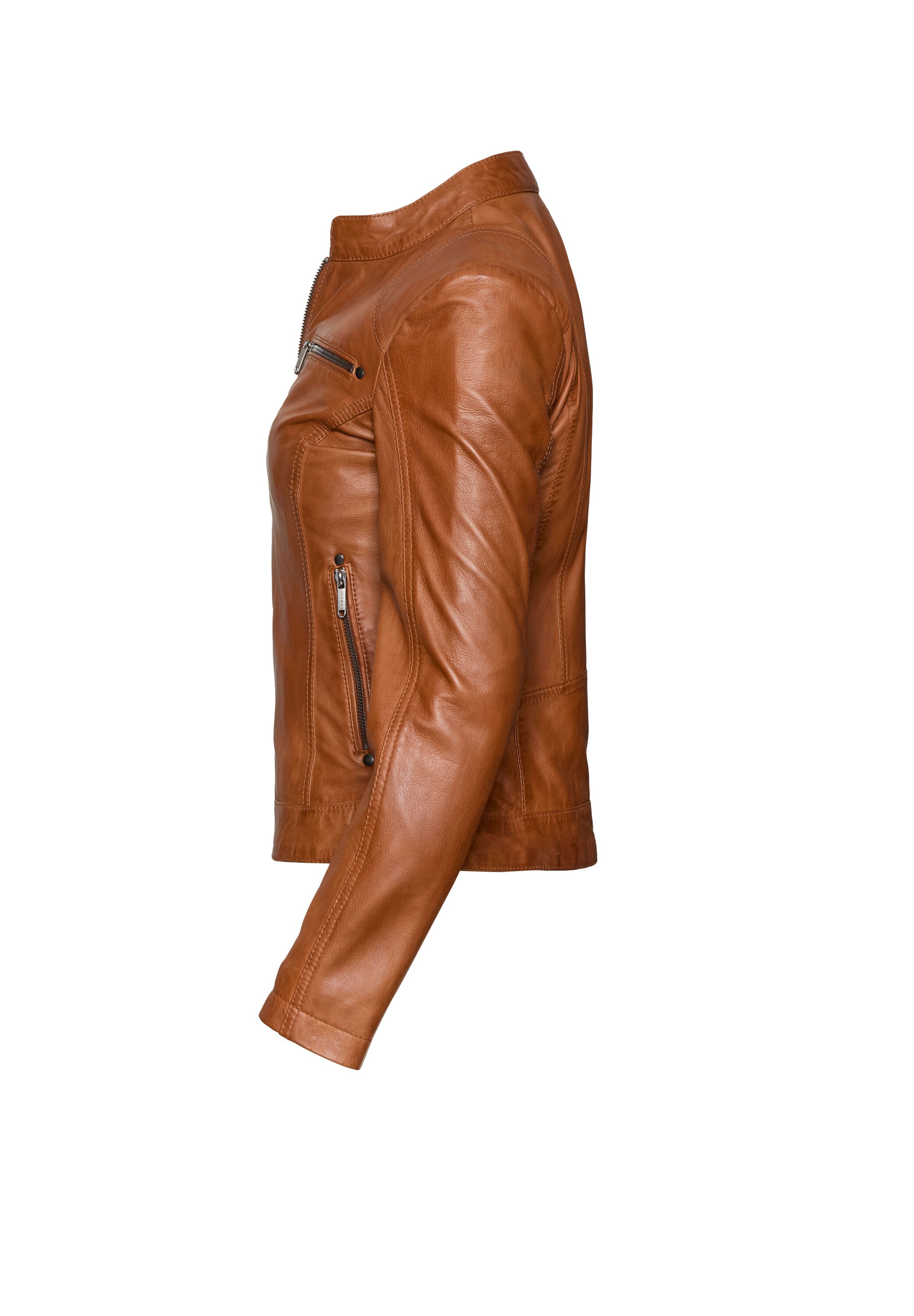 bugatti Lederjacke »BULady-110« ohne Kapuze aus weichem Leder