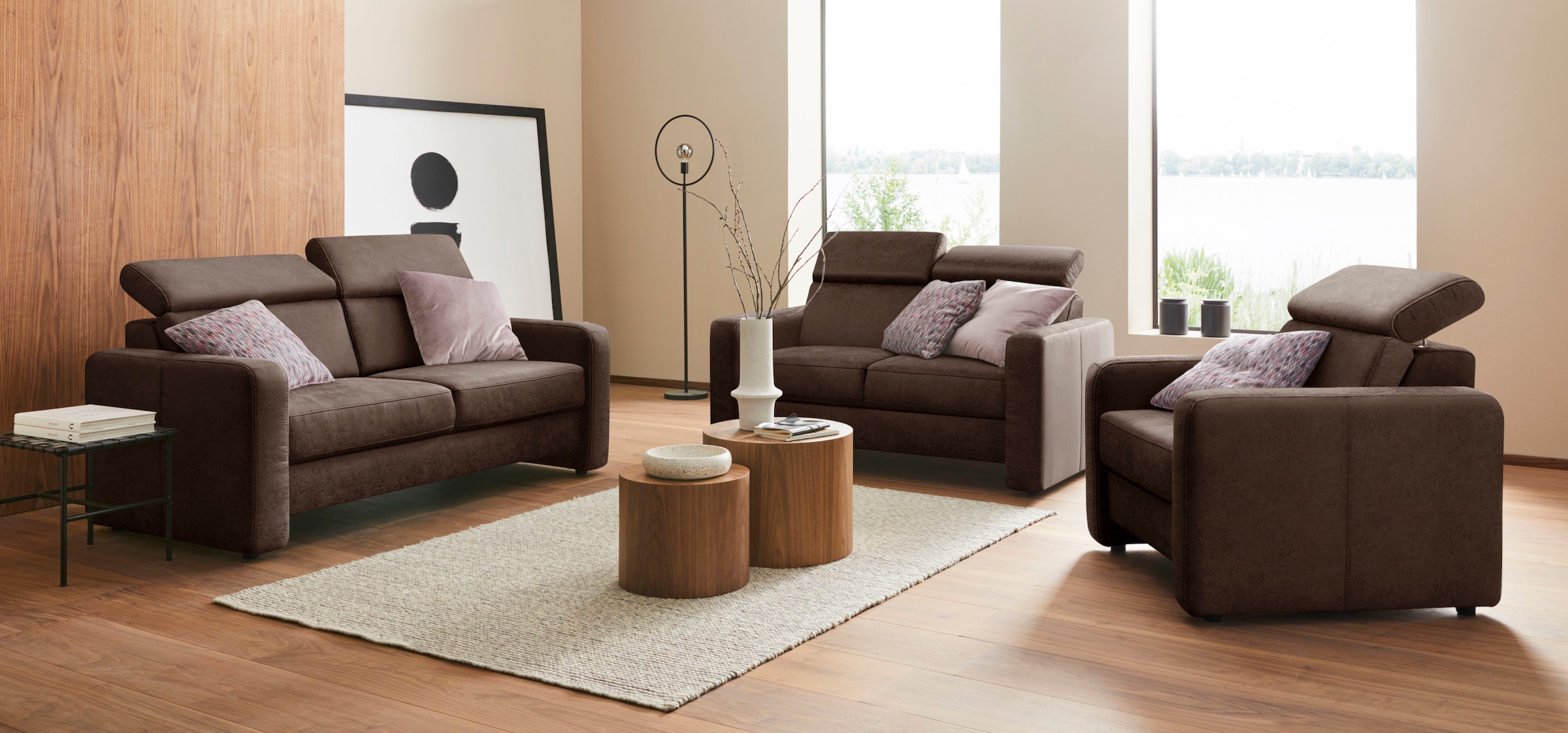 sit&more Sessel »Bologna« mit Federkern, inklusive Kopfteilverstellung