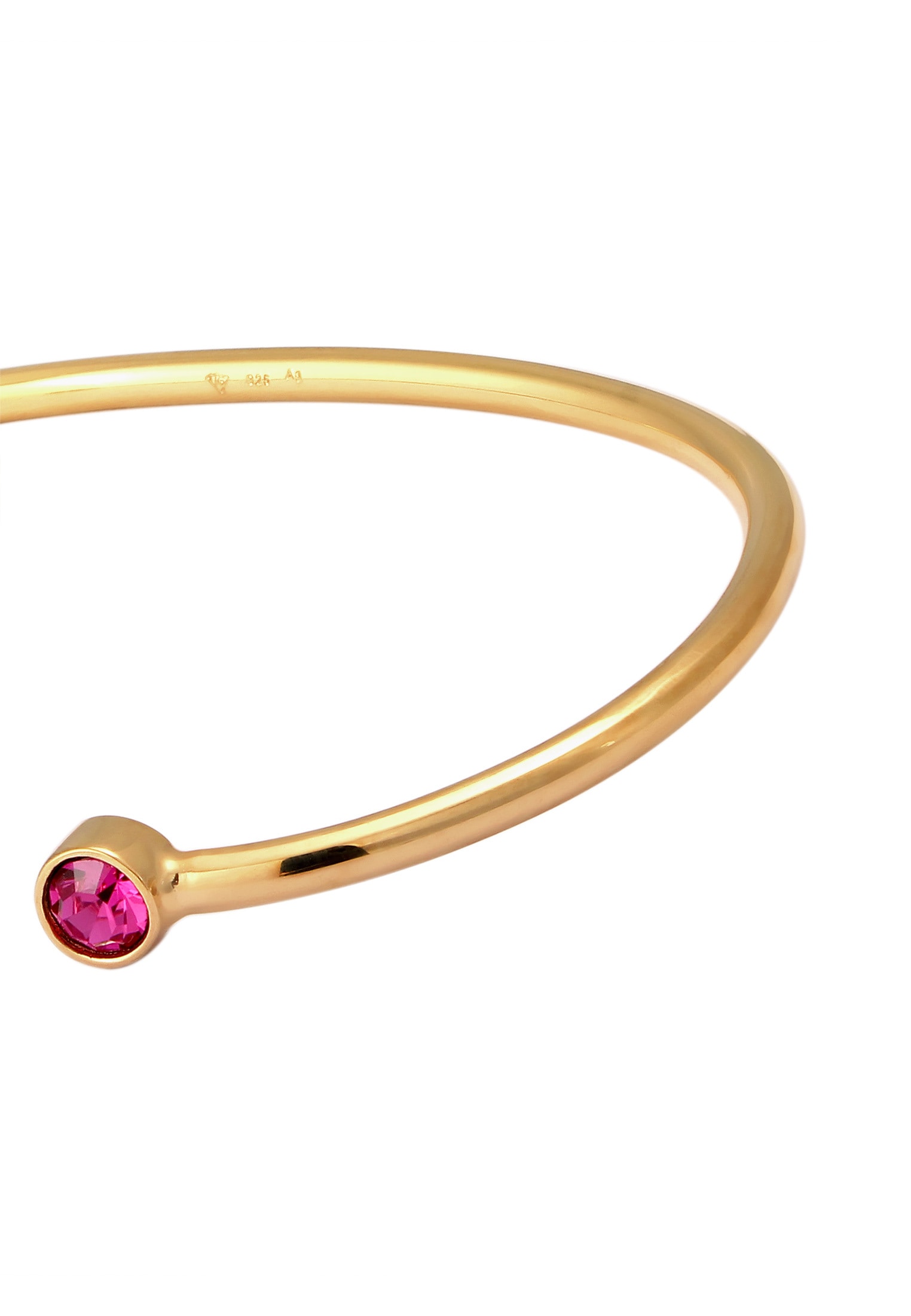 Elli Armreif »Armband Armreif Trend Kristalle 925 Silber«