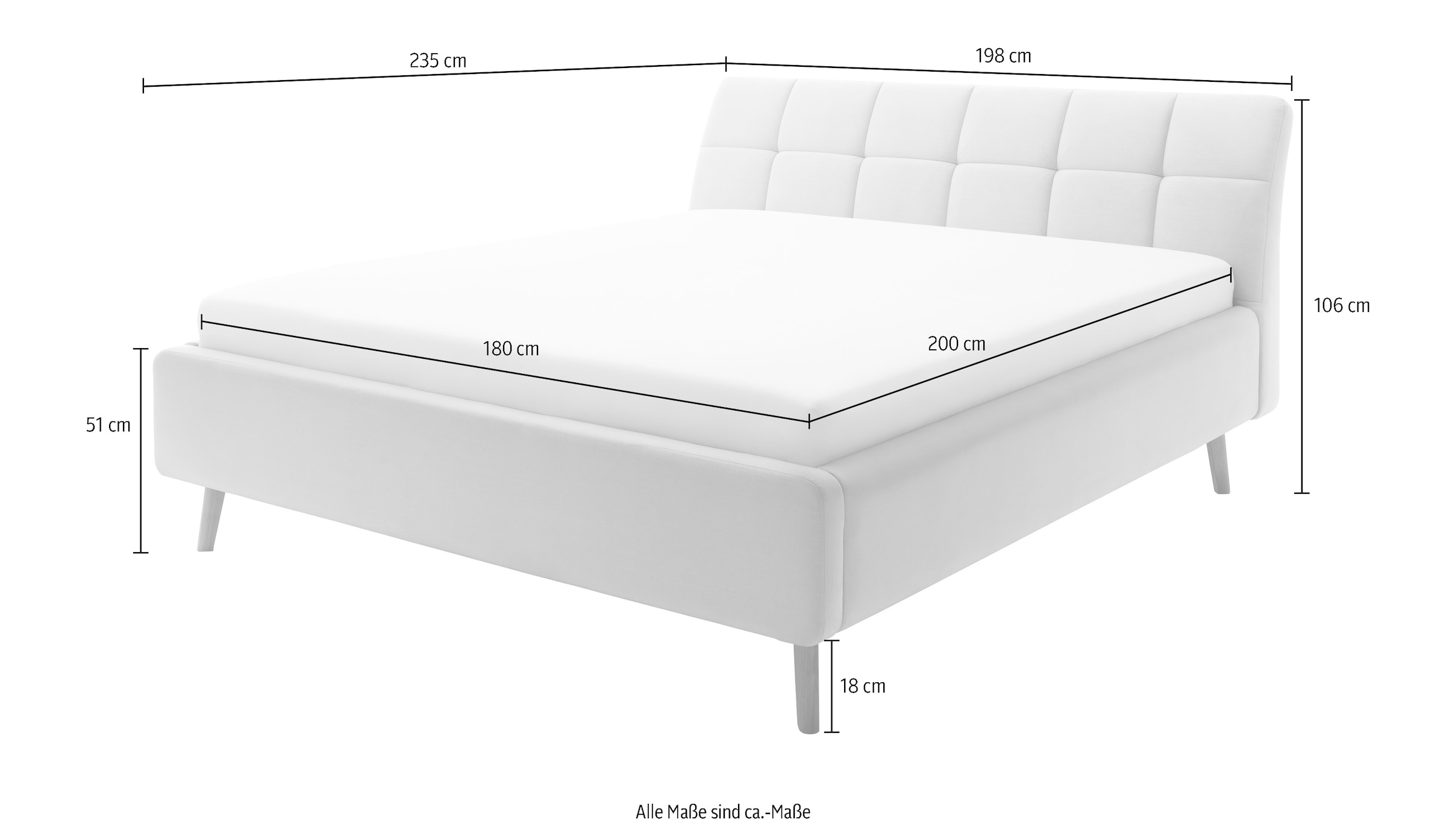meise.möbel Polsterbett »Mila« mit Bettkasten