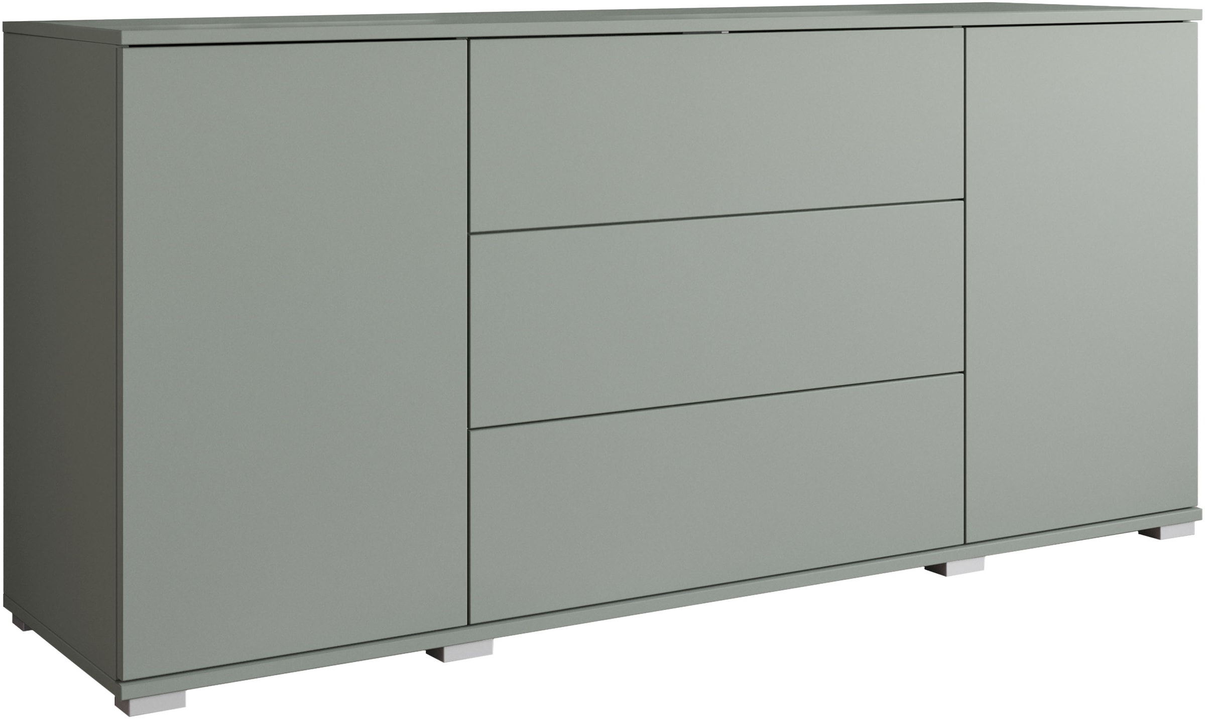 INOSIGN Sideboard »Kenia, Kommode für das Schlafzimmer/Wohnzimmer«, (1 St.), Modernes Sideboard mit 3 Schubladen und 4 Fächern, Breite 150 cm
