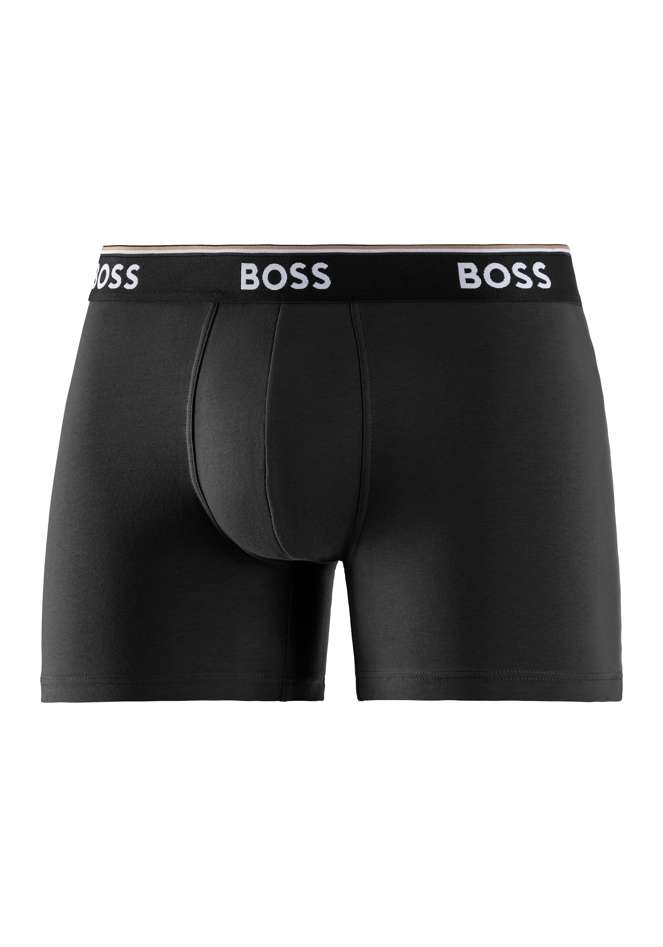 BOSS Boxer »Boxer 3 PACK« mit farblich passendem Webbund