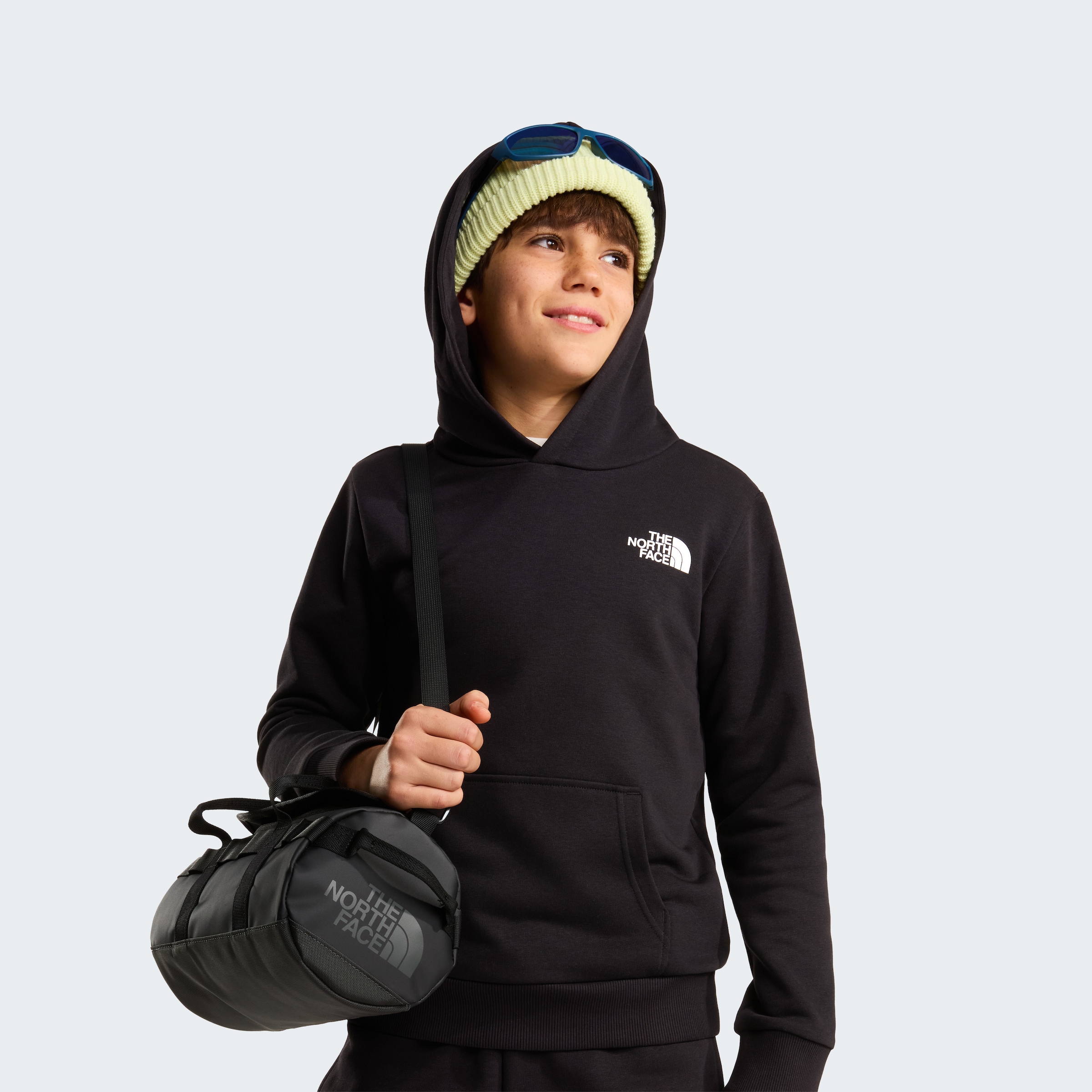 The North Face Kapuzensweatshirt »TEEN SIMPLE DOME LIGHT REG HOODIE«, für Jugendliche, sportlicher Stil, aus Baumwolle und Polyester
