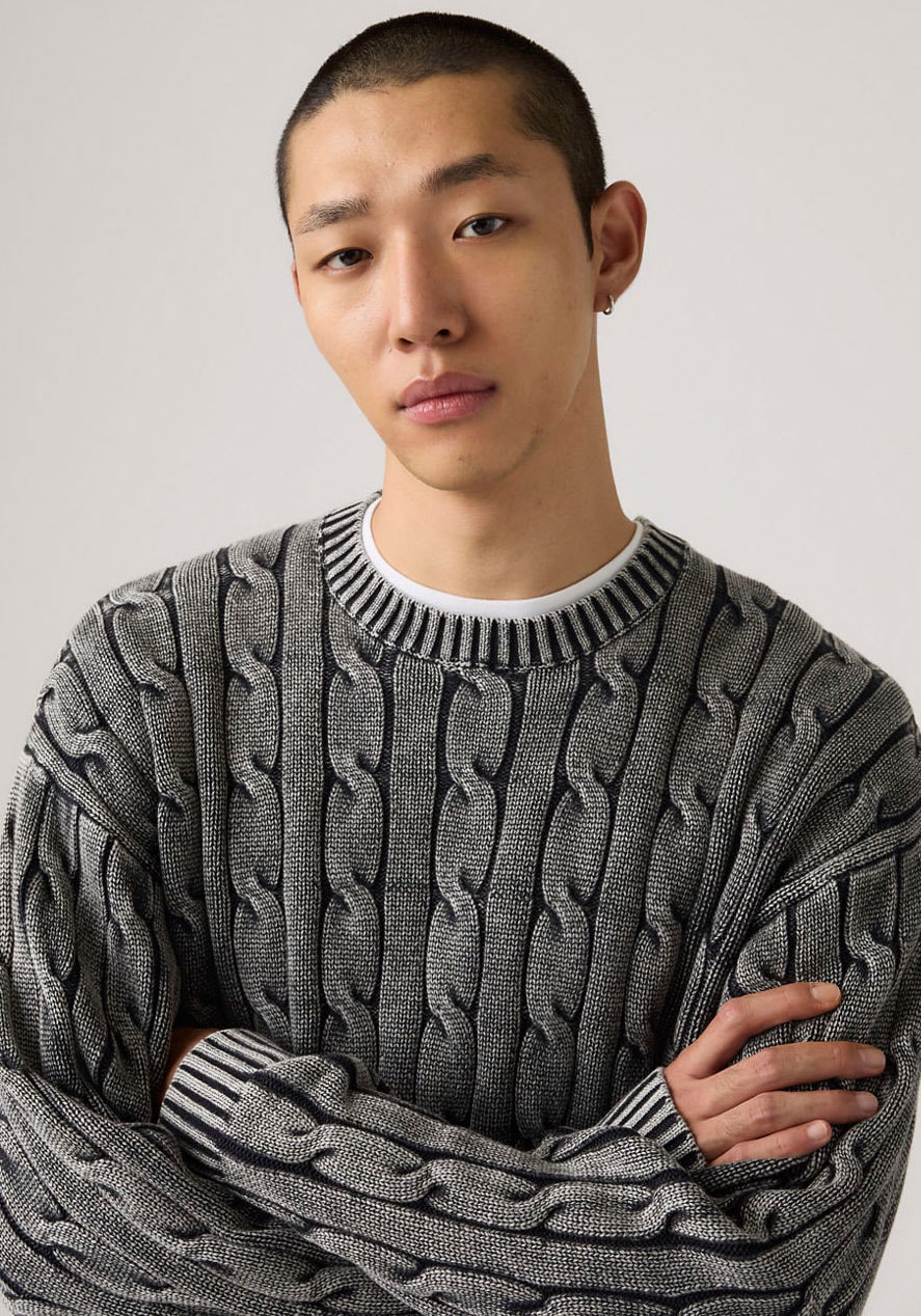 Levi's® Strickpullover »CARMEL CABLE CREW« mit Strickmuster