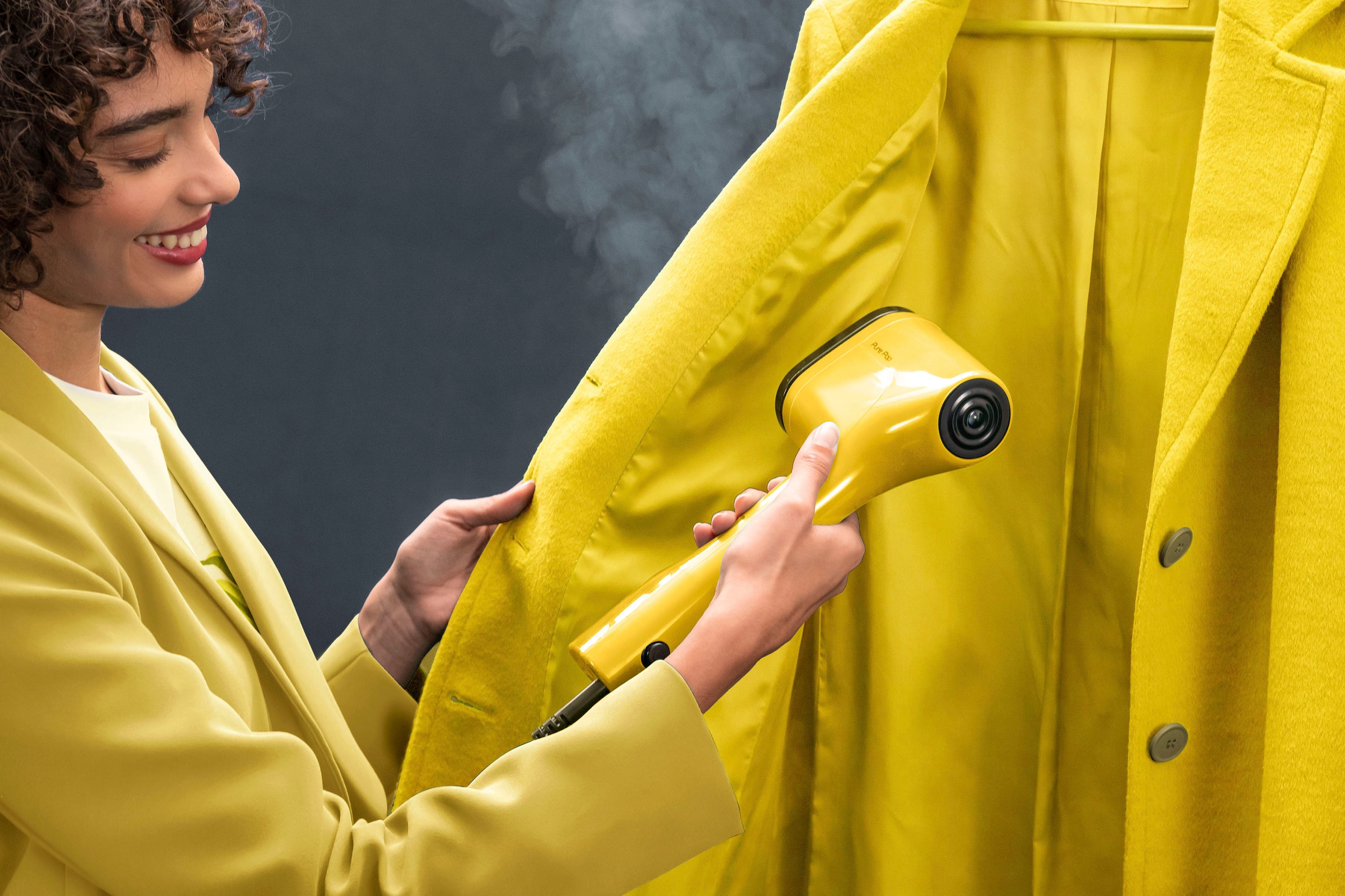 Tefal Dampfbürste »Pure Pop« 1300 W entfernt bis zu 99,99% der Viren/Bakterien/Keime