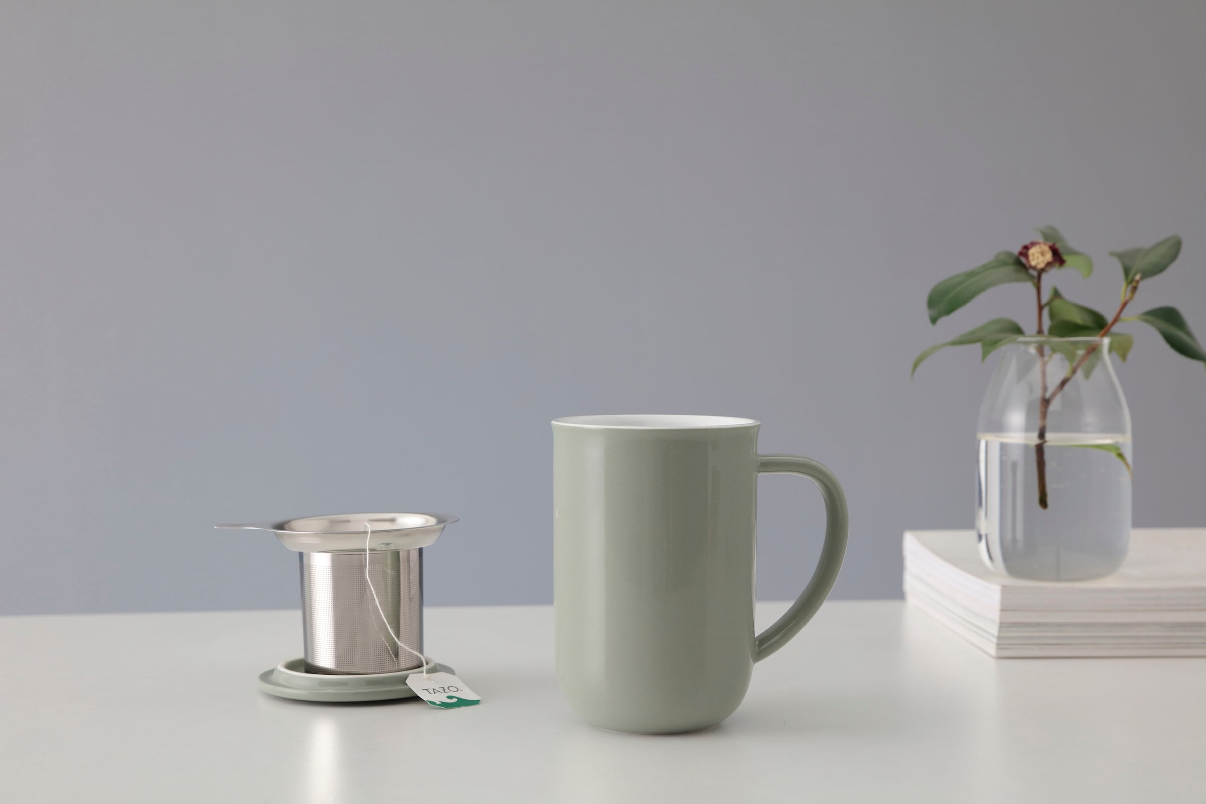 VIVA SCANDINAVIA Tasse »Balance«, Porzellan, mit Teesieb und Deckel, 500 ml