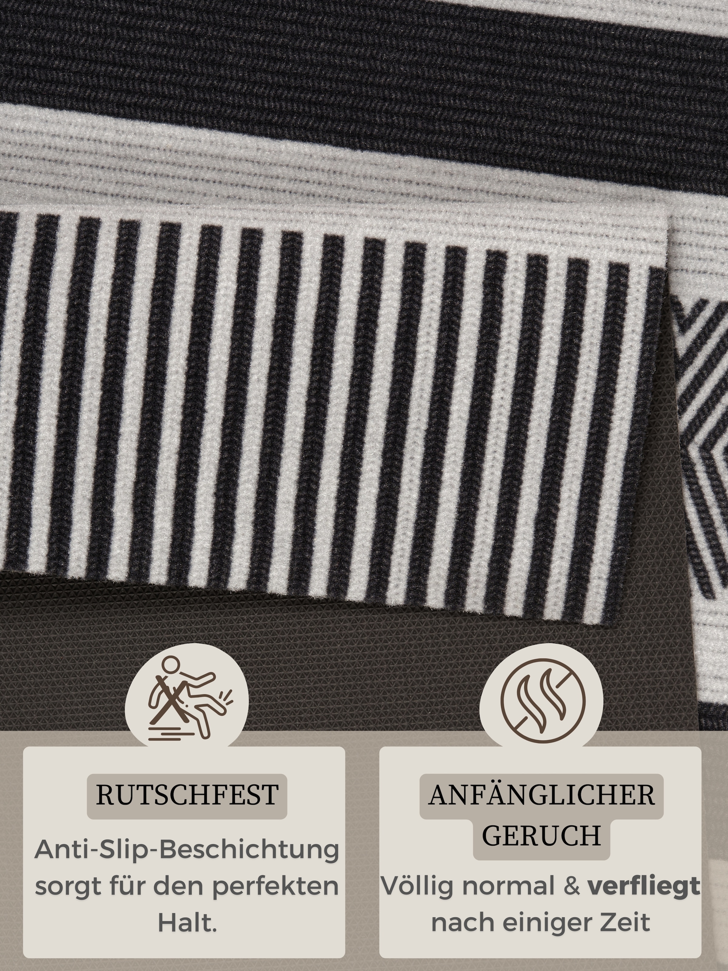 HANSE Home Läufer »Urban« rechteckig 5 mm Höhe Läufer, Rutschfest, Küchenteppich, Küche, Teppich, Pflegeleicht, Flur