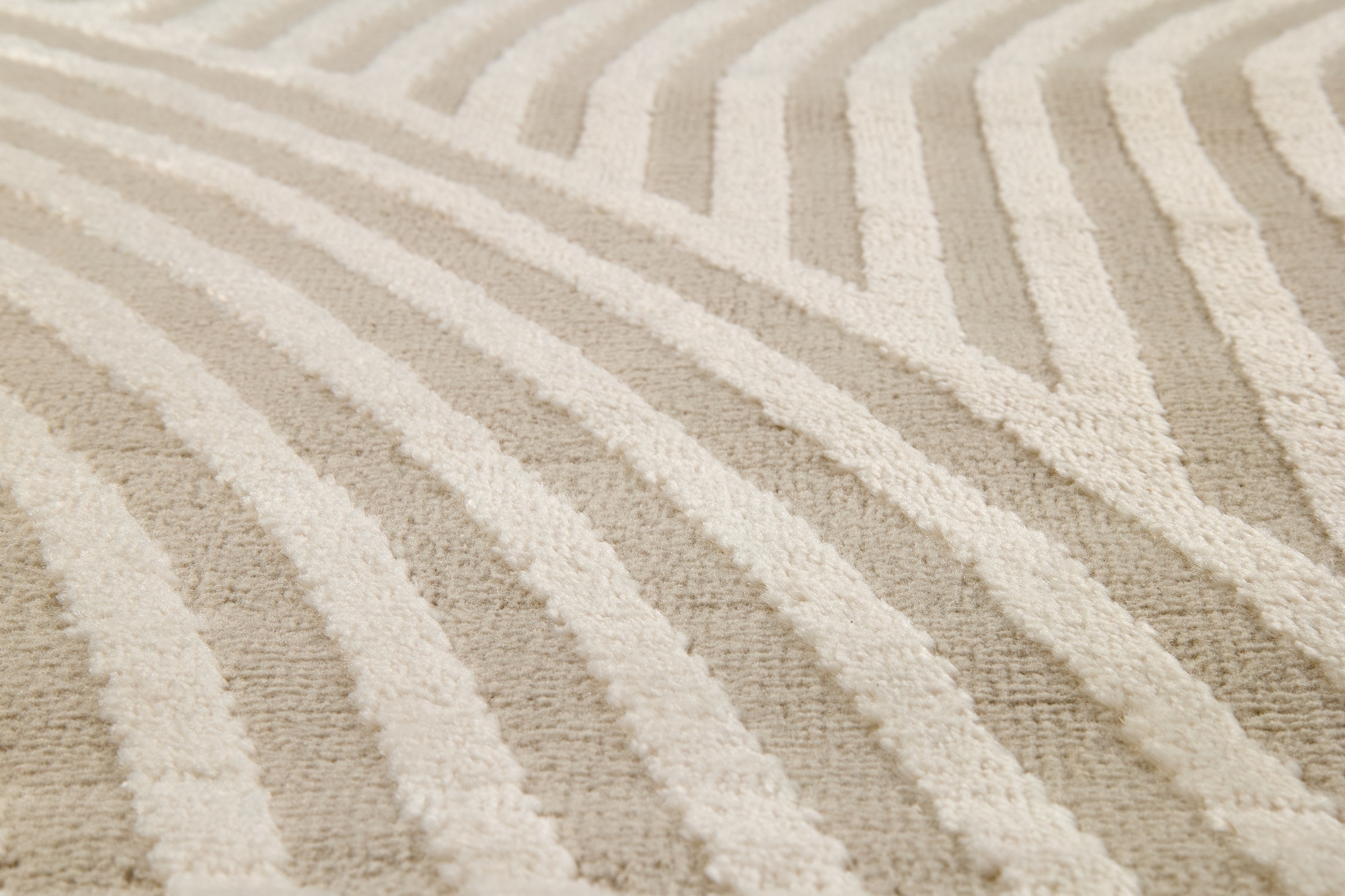 ASTRA Teppich »Jules 253«, rechteckig, 8 mm Höhe, Hoch Tief Struktur, Kurzflor, Wohnzimmer, Schlafzimmer