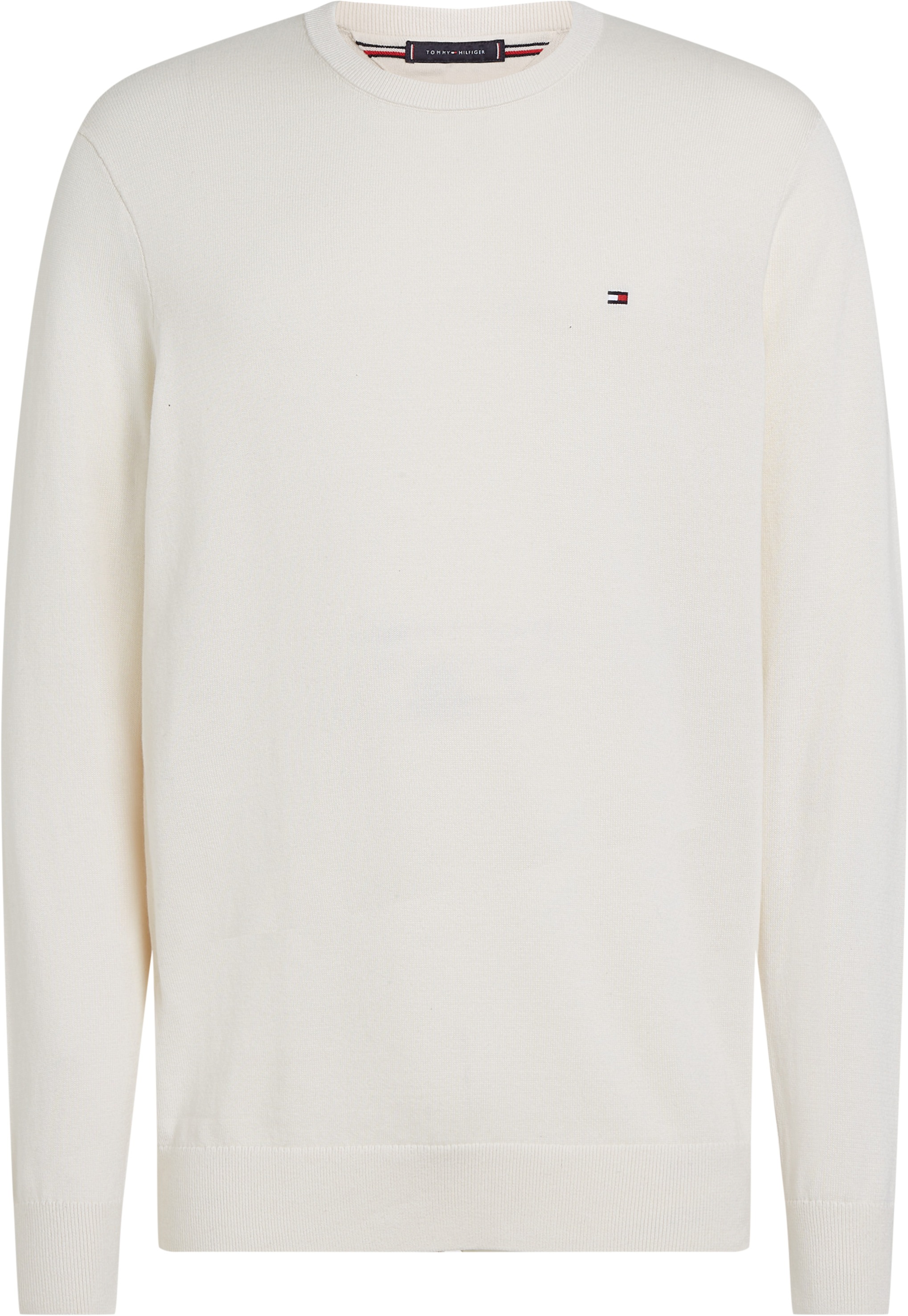 Tommy Hilfiger »ESSENTIAL COTTON CREW NECK« 100% Baumwolle Crewneck Regular Fit Premium Mode