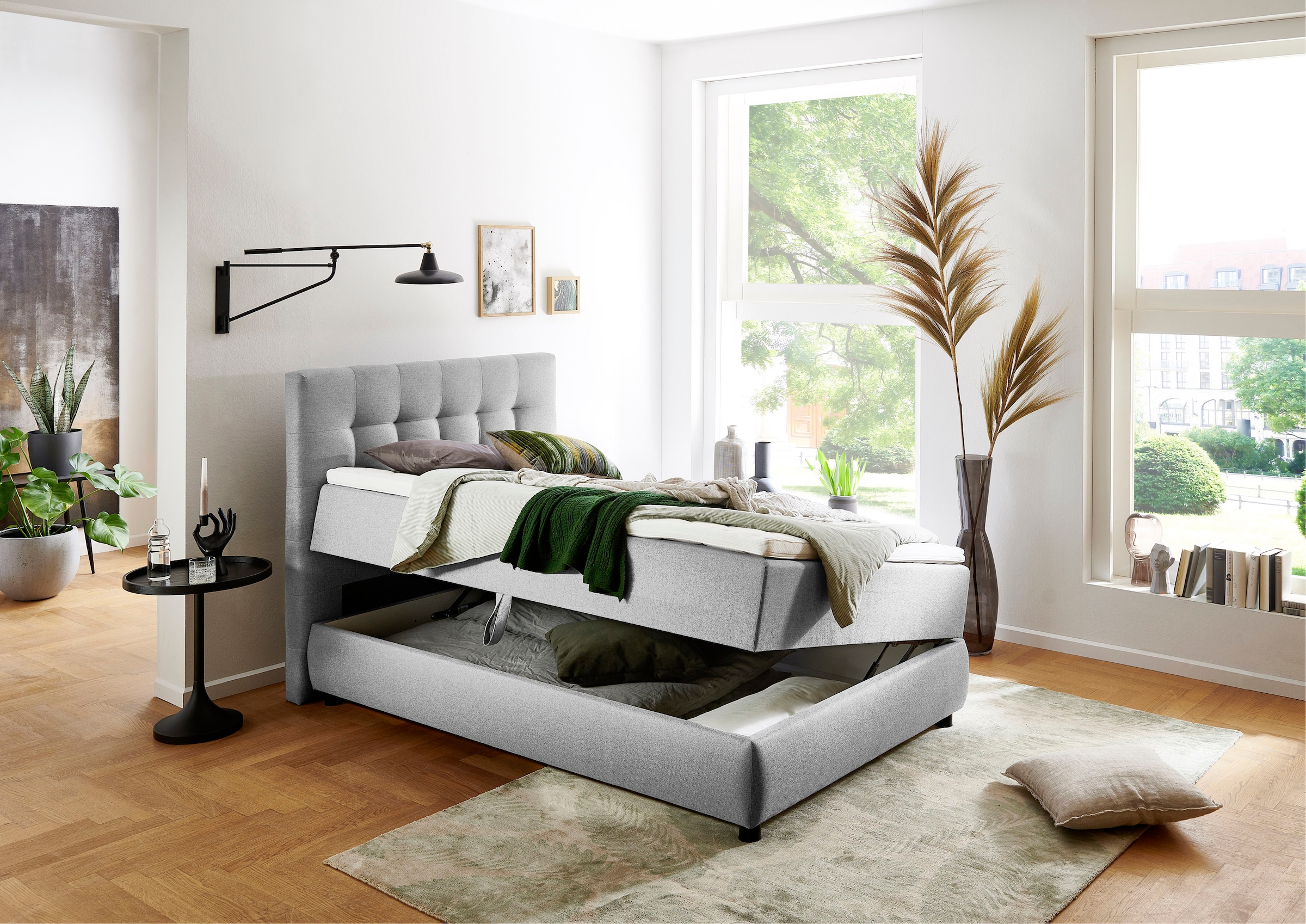 ATLANTIC home collection Boxbett »LILO«, inkl. Bettkasten und Topper