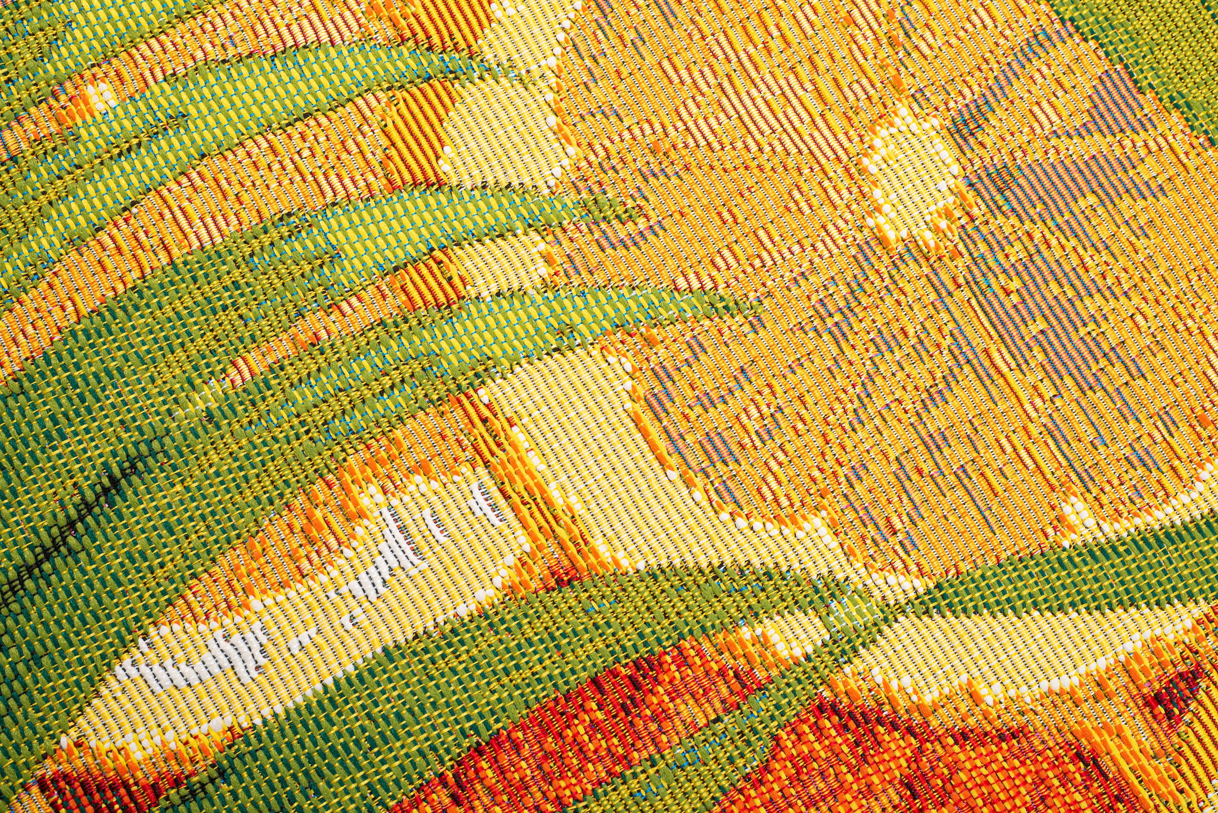 Sansibar Teppich »Rantum Beach 001« rechteckig 5 mm Höhe Flachgewebe, modernes Sommer Design, In- und Outdoor geeignet