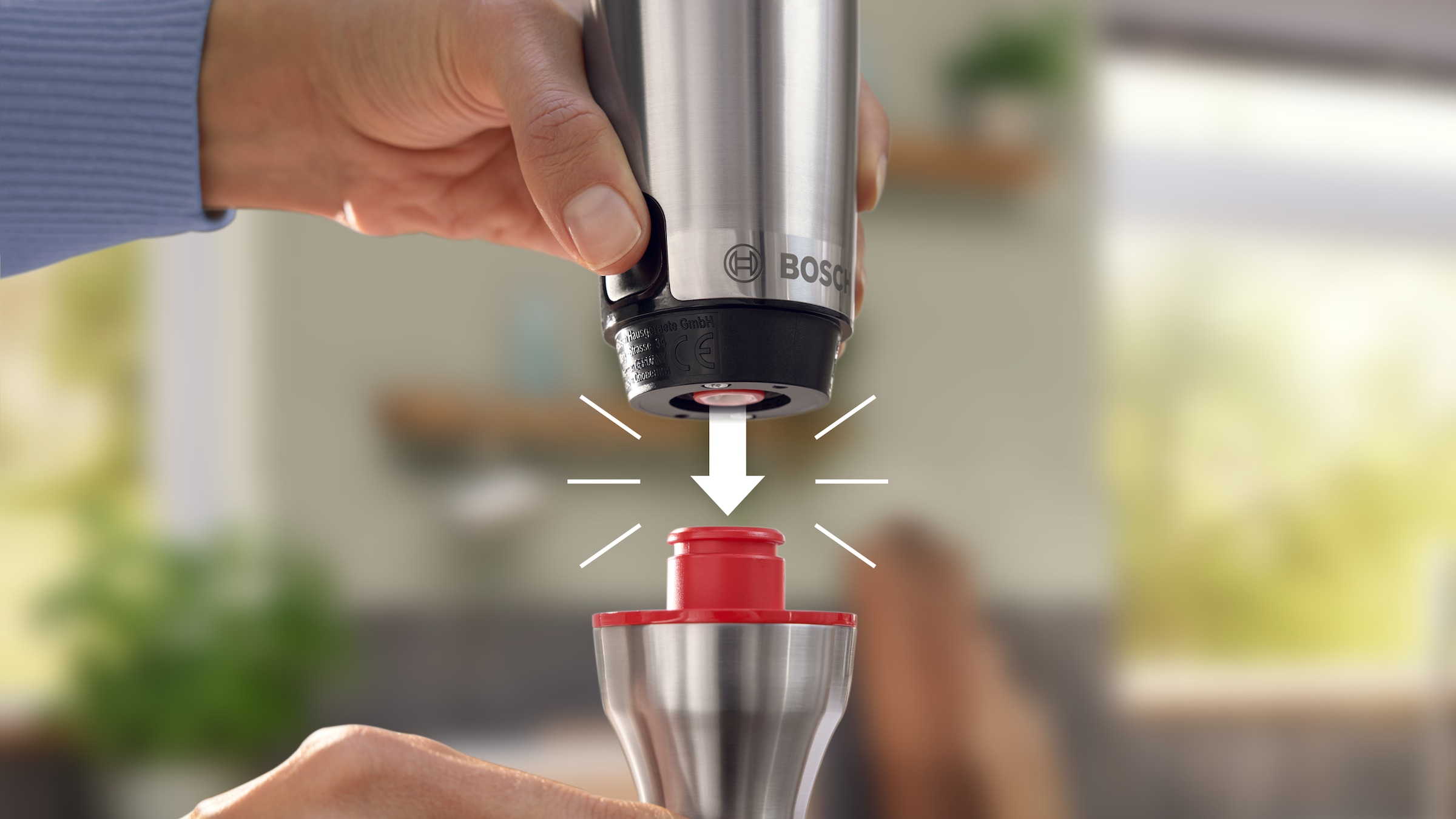 BOSCH Stabmixer »ErgoMaster Serie 8, MSM8M930, Zerkleinerer, Spiralkabel, Becher« 1500 W 6 Klingen Edelstahl, Keramikkupplung, luftgekühlter Motor