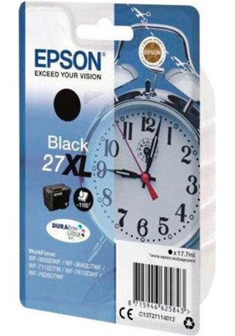 Epson Tintenpatrone »T2711, 27XL, C13T27114012«, original Druckerpatrone 27 schwarz XL kaufen