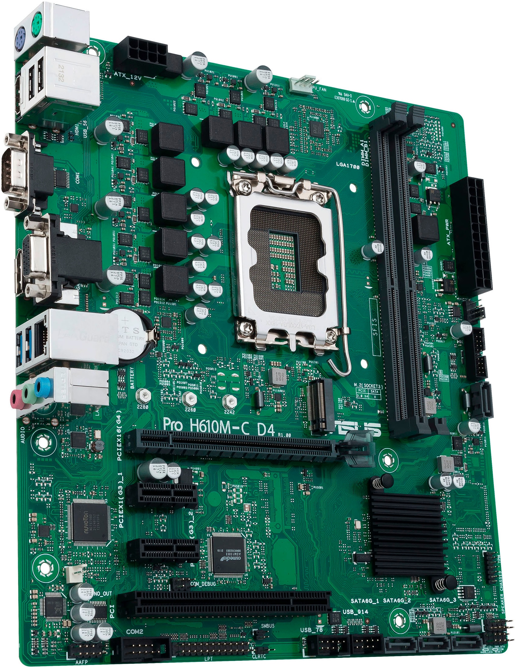 Asus Mainboard »PRO H610M-C D4-CSM«