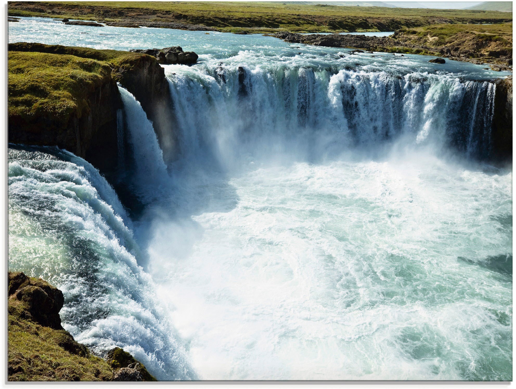 Glasbild »Godafoss«, Europa, (1 St.), in verschiedenen Größen