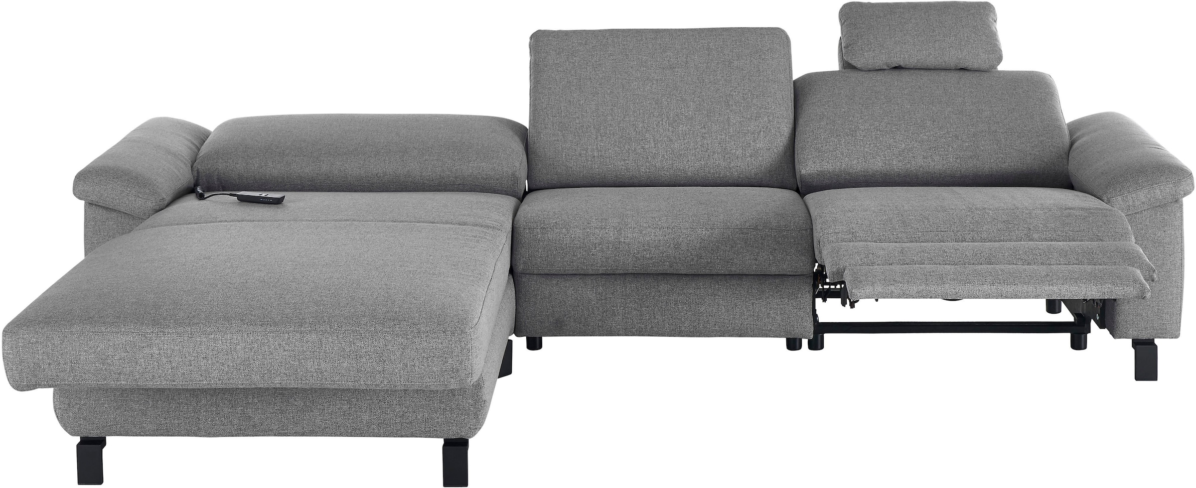 3C Candy Ecksofa »Mainau L-Form« Relaxfunktion im 1,5-Sitzer, motorische Schlaffunktion in Longchair