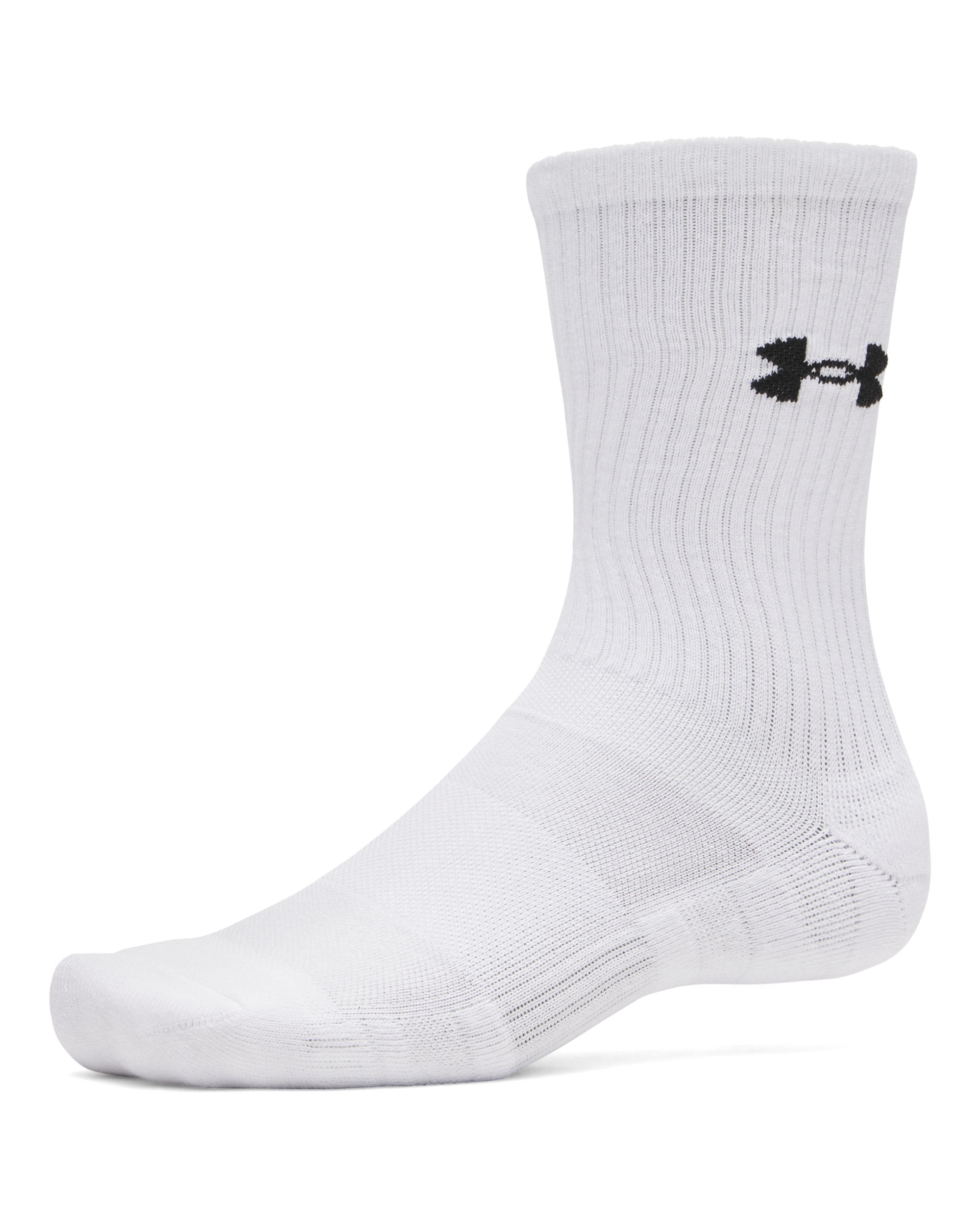 Under Armour® Sportsocken »UA PERFORMANCE COTTON 3P CRW« 3 Paar tlg. für vielseitige Aktivitäten, weiches Material aus 100% Baumwolle
