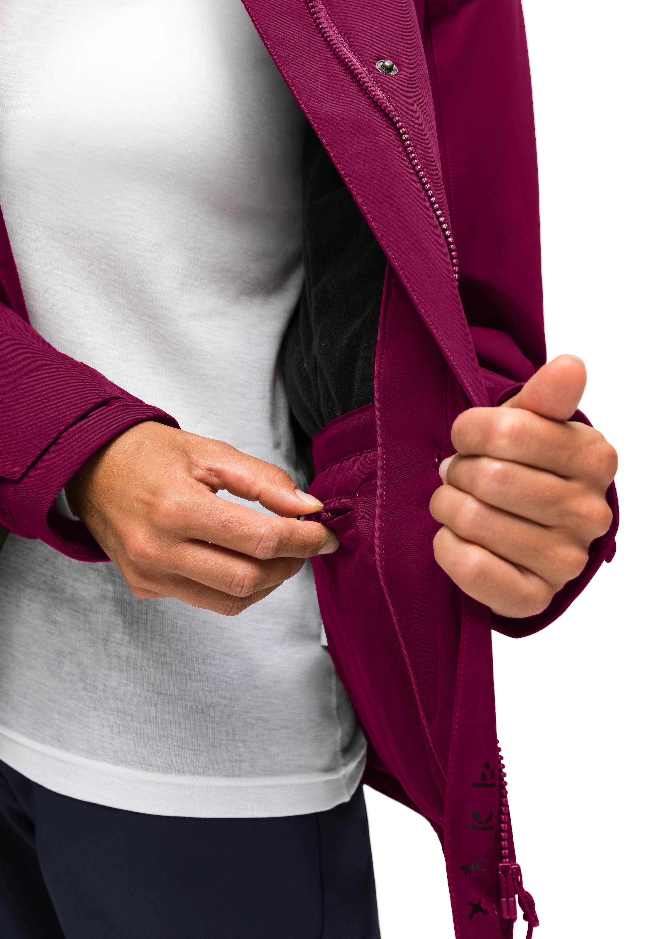 Maier Sports Winterjacke »Lisbon« warme Damen Jacke, wattierte Regenjacke, wasserdicht + atmungsaktiv
