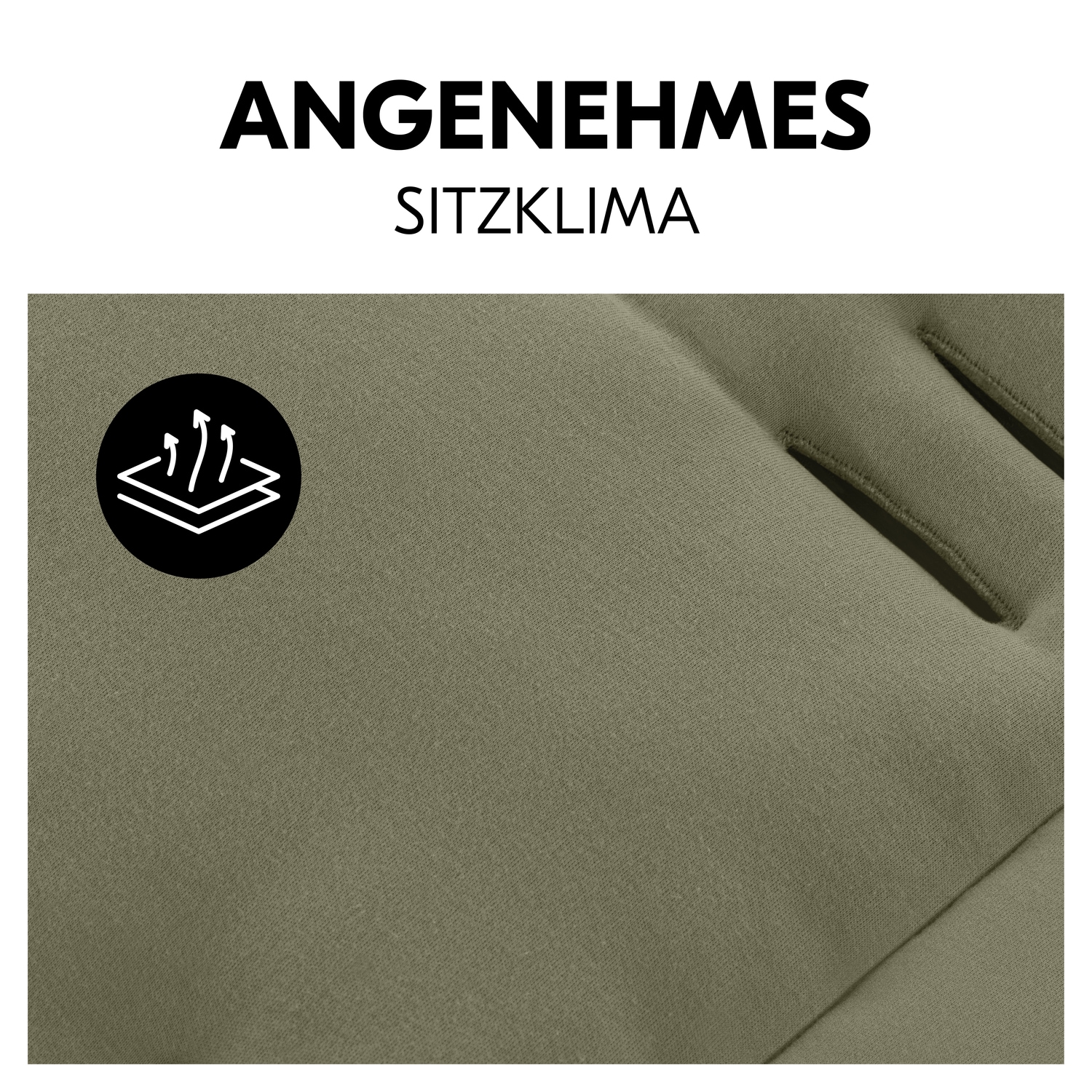 Hauck Kinderwagen-Sitzauflage »Seat Liner, olive«