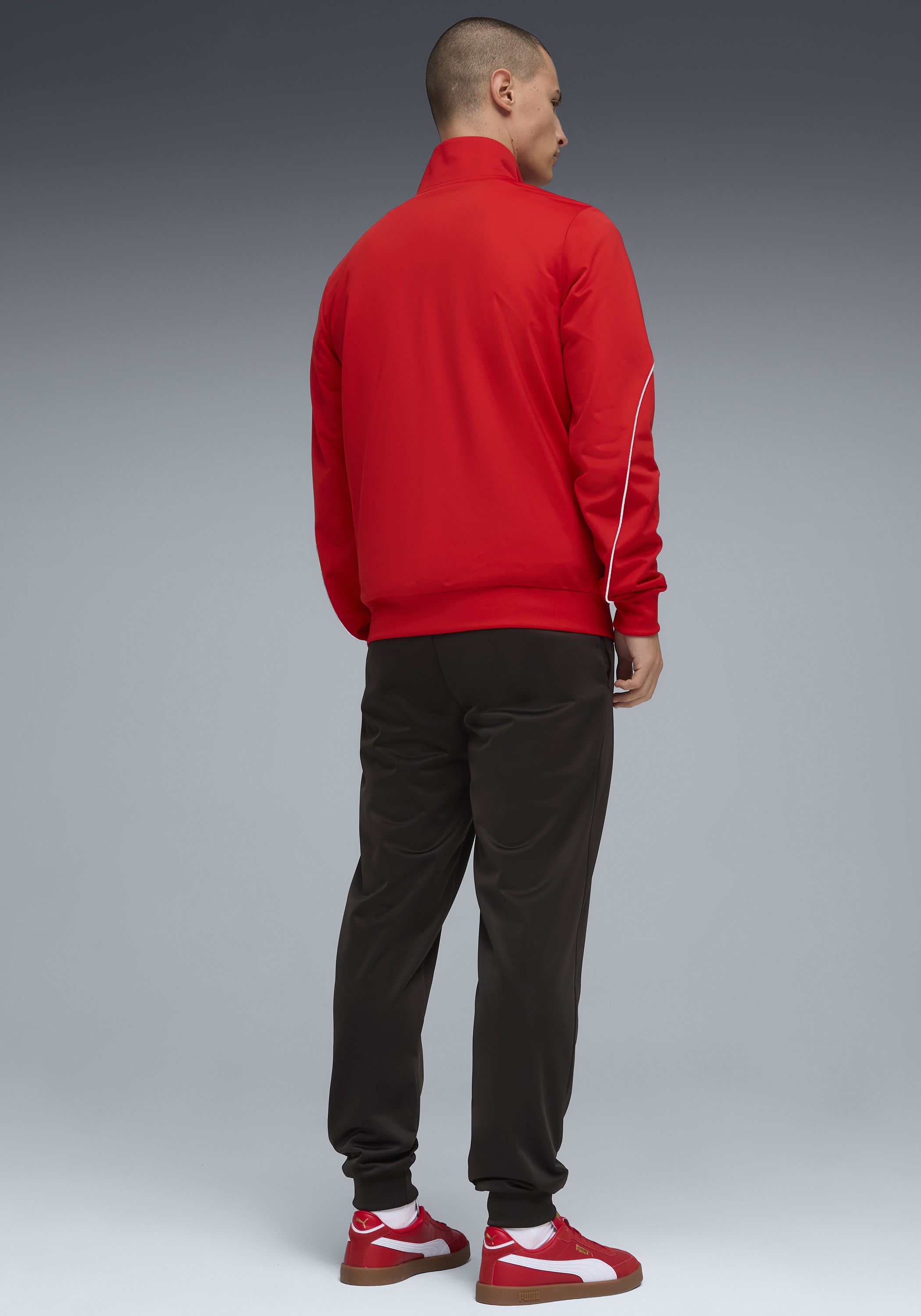 PUMA Trainingsanzug »POLY PIPING SUIT« 2 tlg. ohne Kapuze