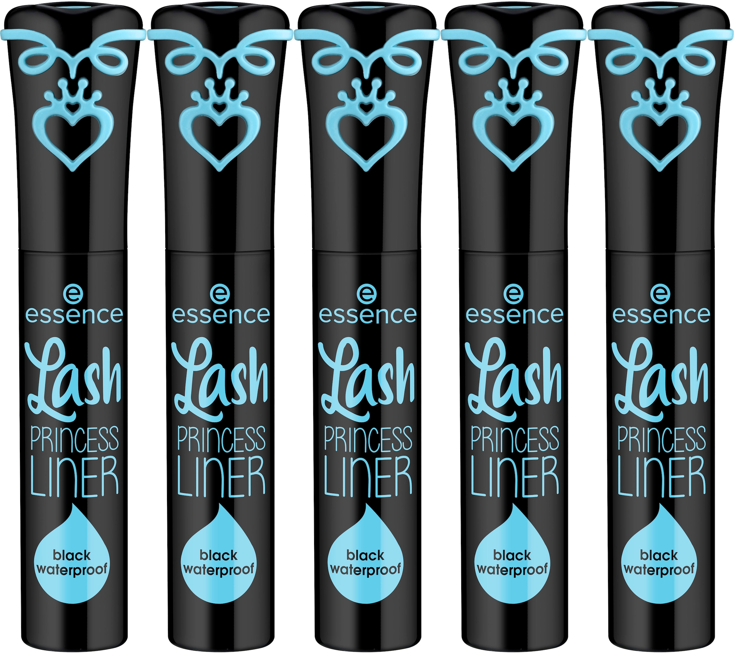 Essence Eyeliner »Lash PRINCESS LINER«, (Set, 5 tlg.)