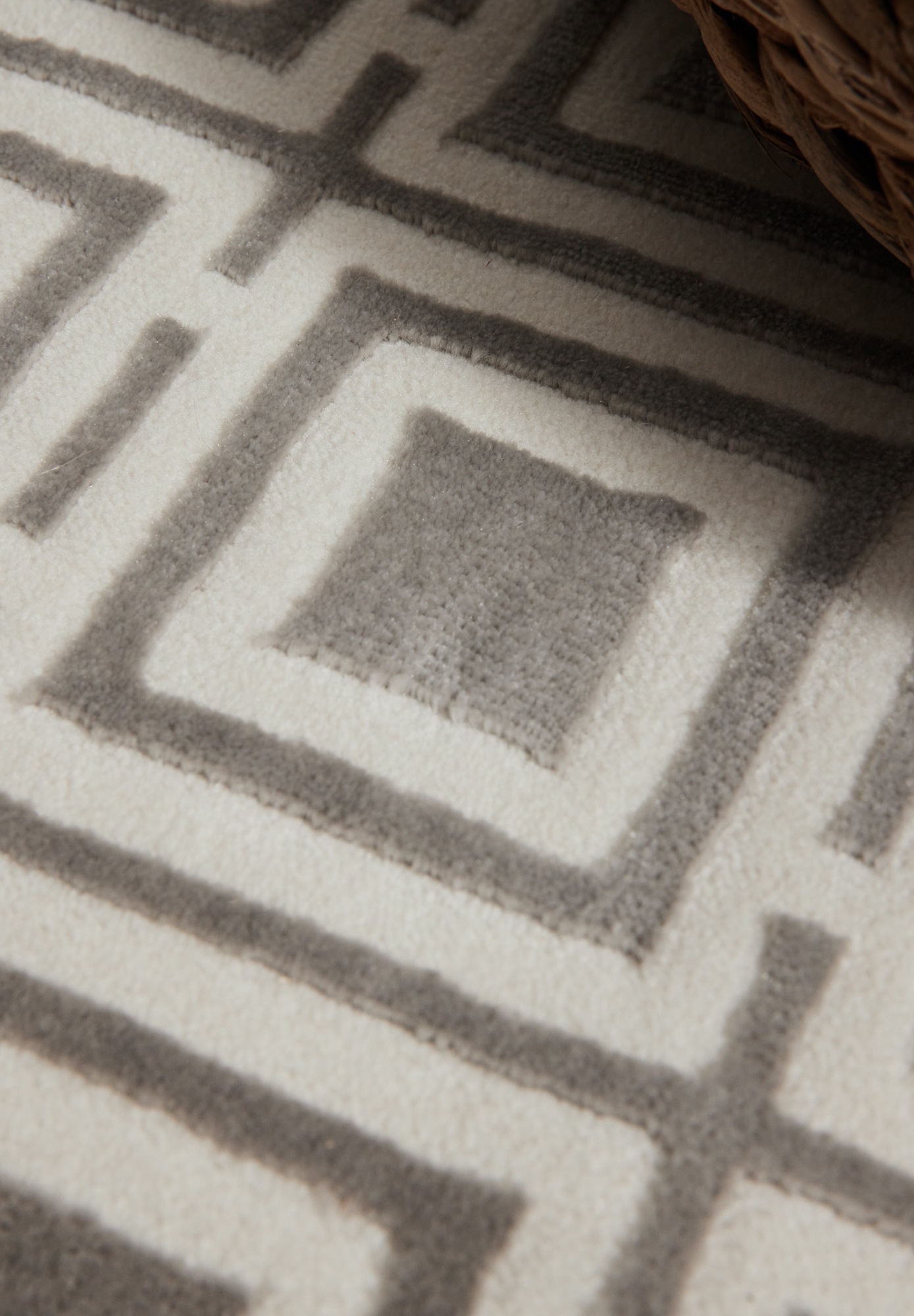 ELLE DECORATION Designteppich »Howlite«, rechteckig, 9 mm Höhe, Wohnzimmer, Schlafzimmer, Läufer, Hoch-Tief Effekt, Flur, Glanz