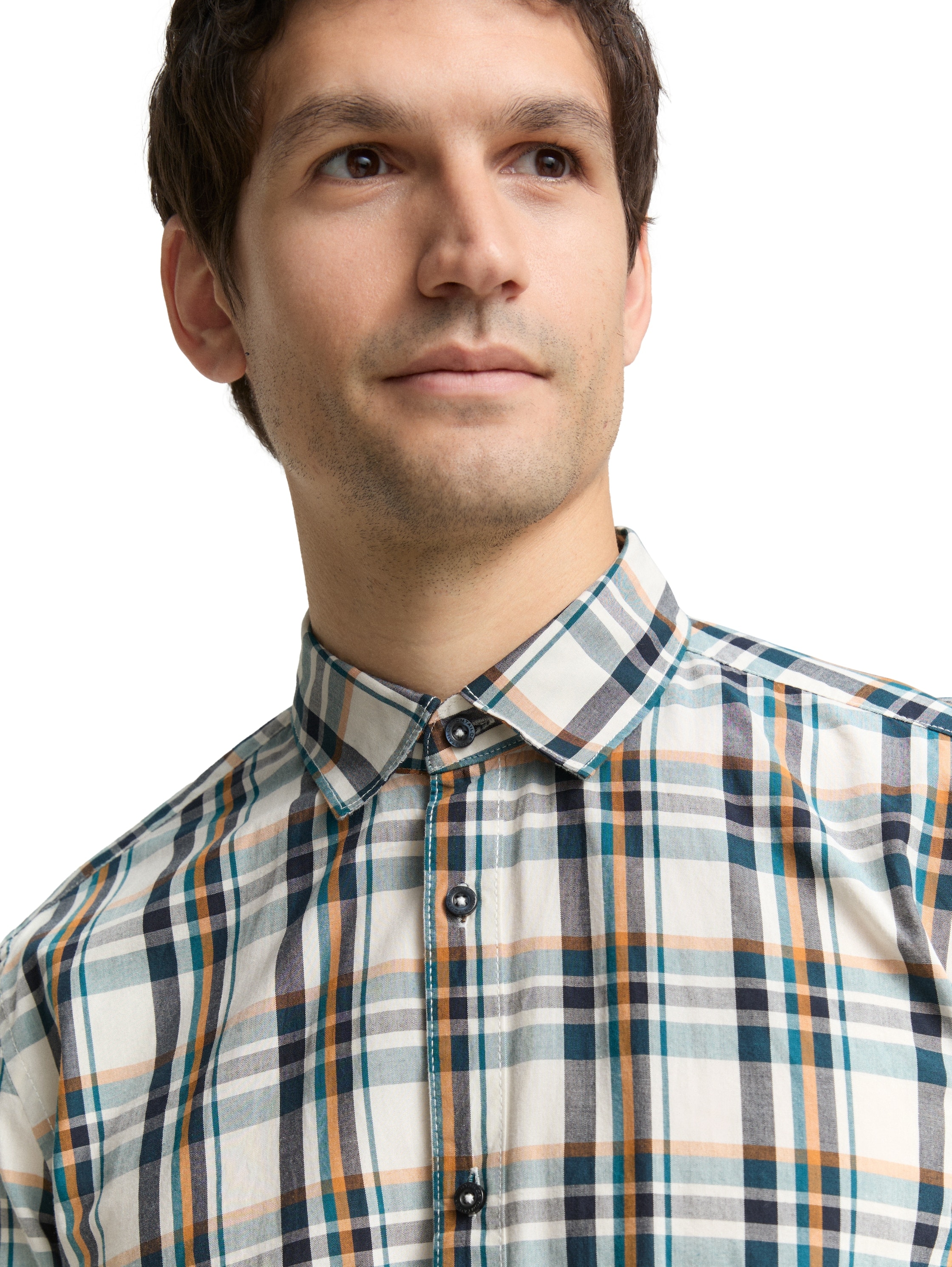 TOM TAILOR Langarmhemd mit Karomuster