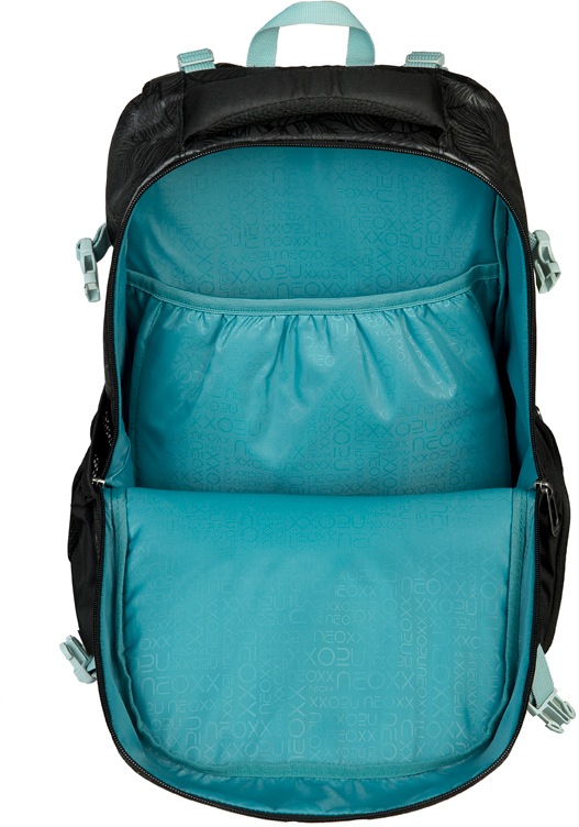 neoxx Schulrucksack »Active, Queen of the Nite«, reflektierende Details, aus recycelten PET-Flaschen