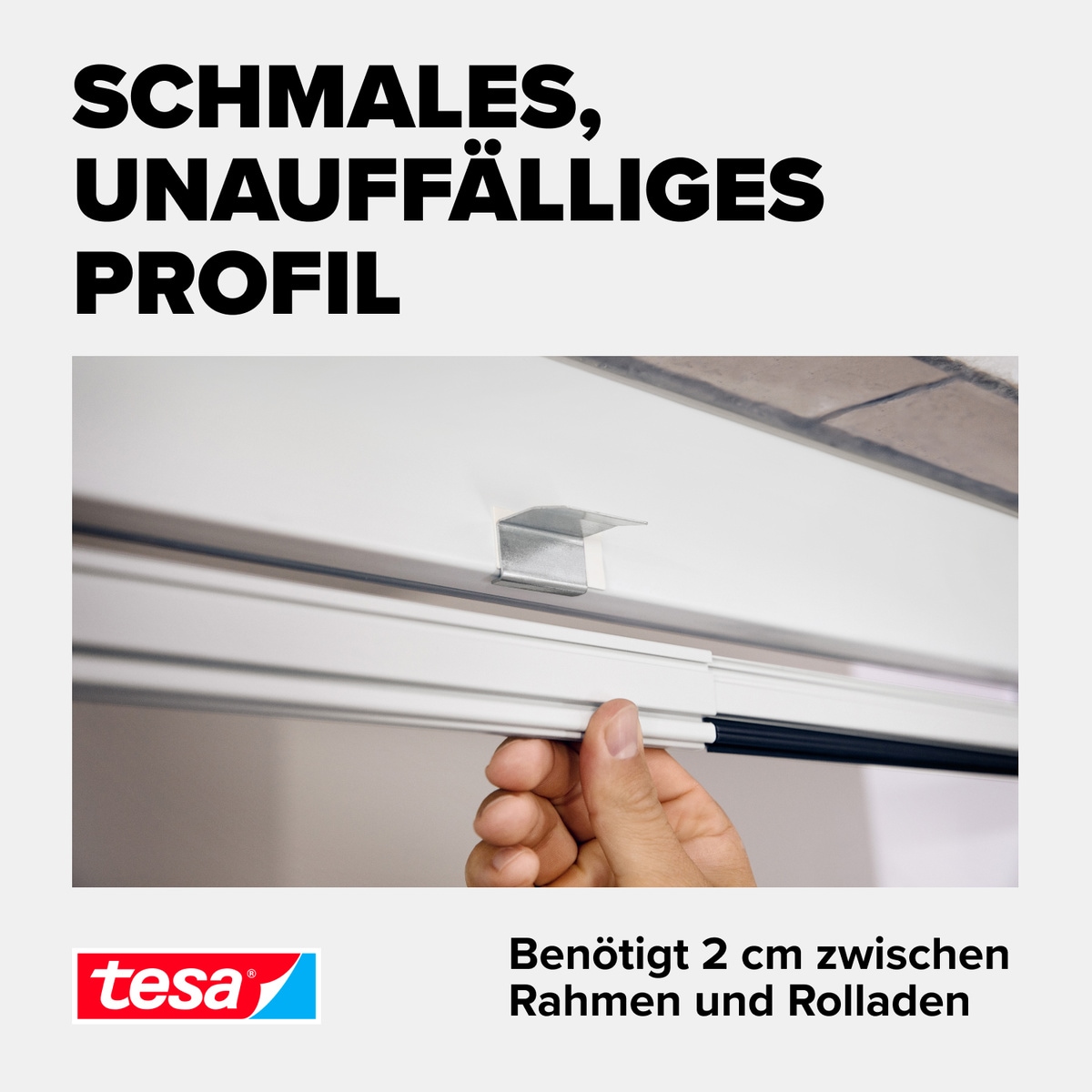 tesa Insektenschutz-Tür »Insect Stop Falt Fliegengitter für Türen - max. 1 m : 2,20 m«, mit verstellbarem Rahmen aus Aluminium - ohne Bohren