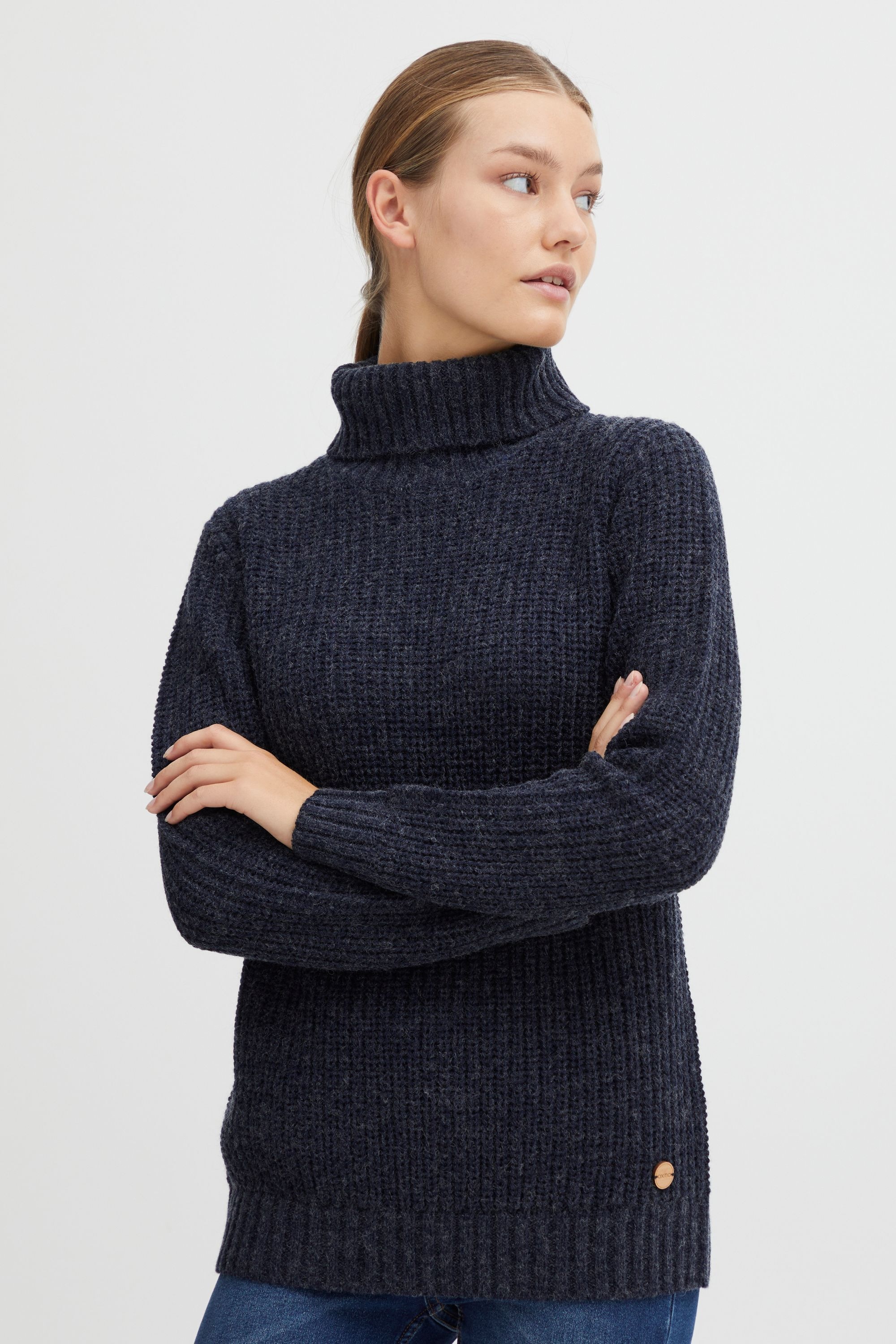 OXMO Strickfleece-Pullover »Strickpullover OXNanna«
