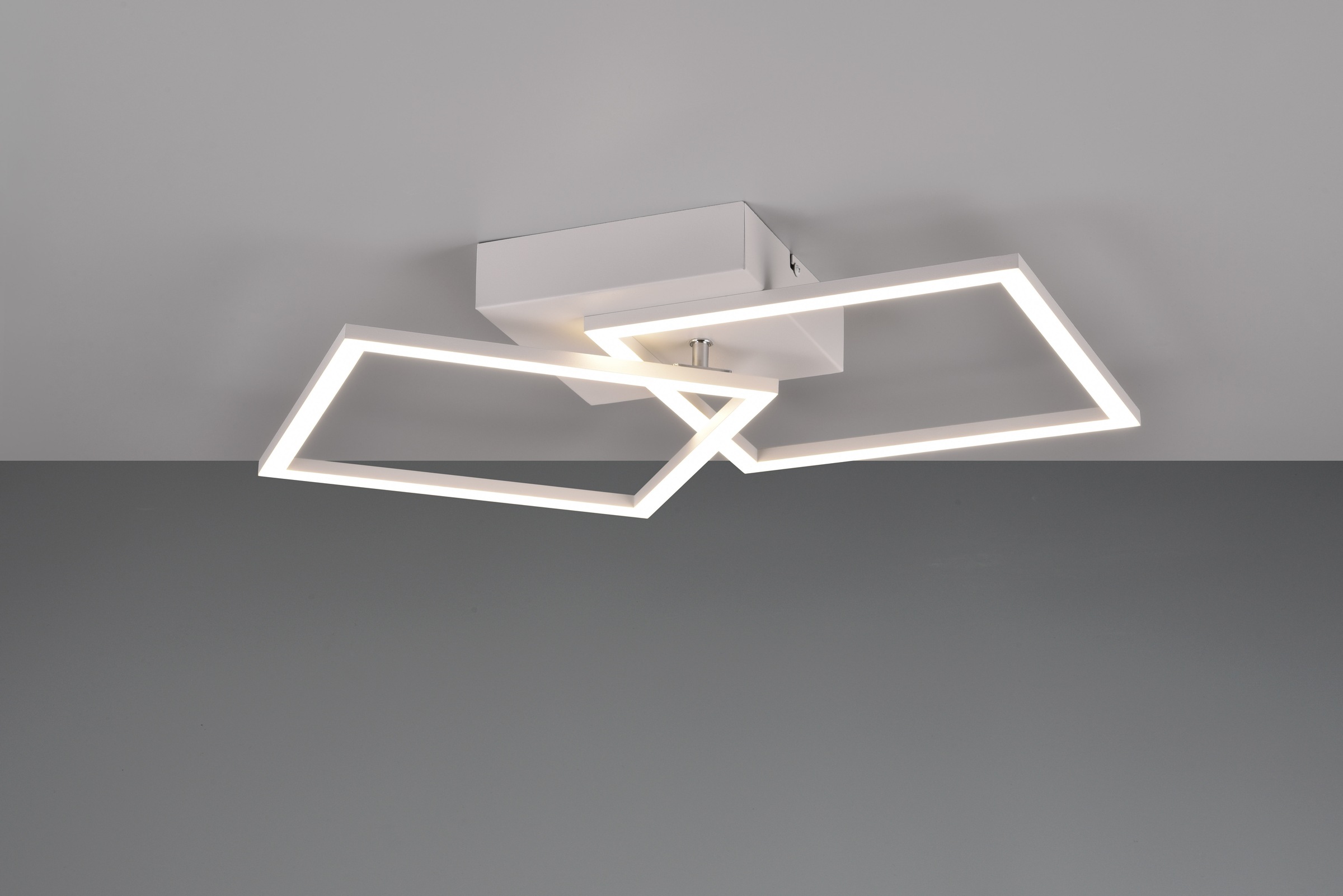 my home LED Deckenleuchte »ANTJE, Deckenlampe, schwenkbare LED-Rechtecke«, 2 flammig, Leuchtmittel LED-Board | LED fest integriert, Wand- und Deckenmontage möglich