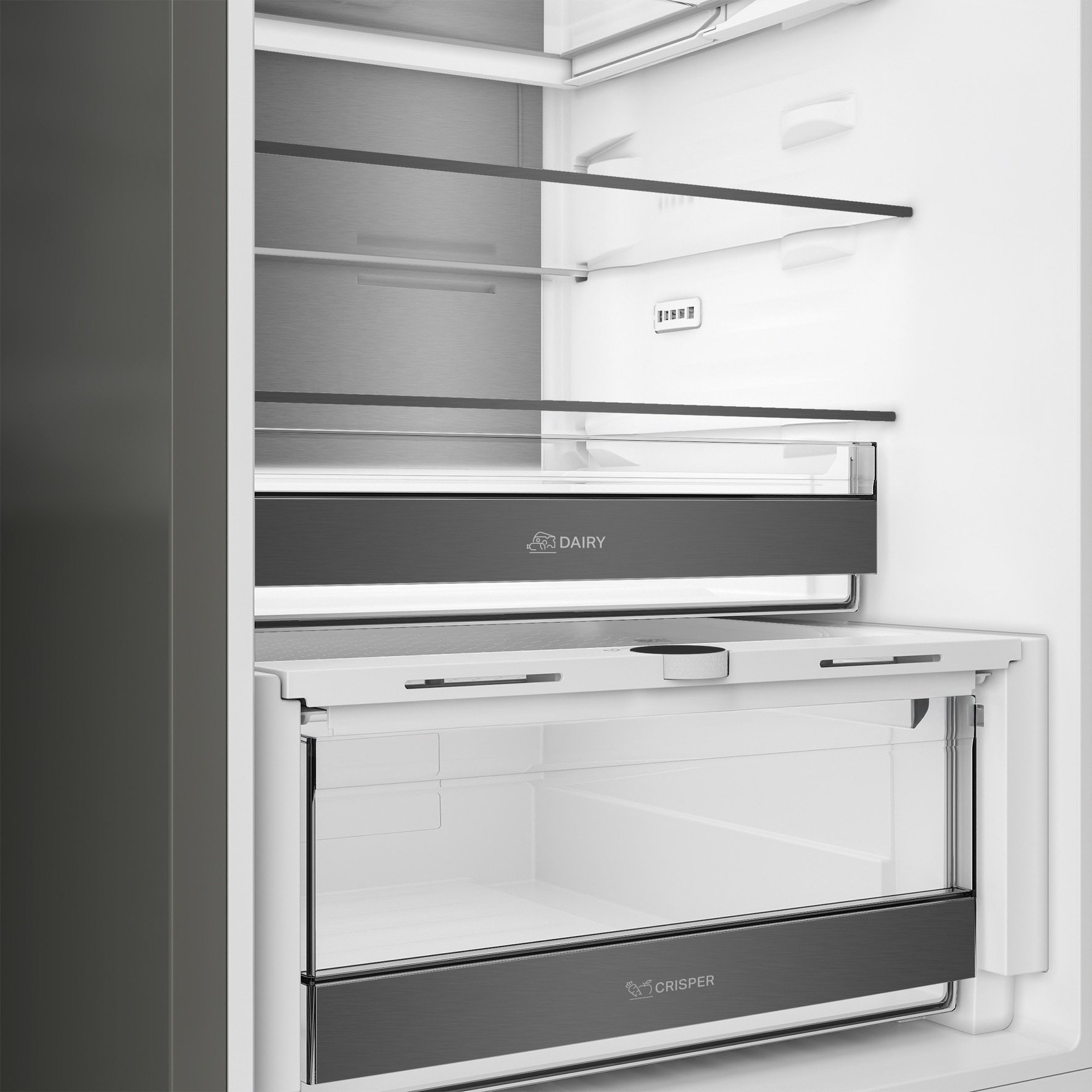 BAUKNECHT Kühl-/Gefrierkombination »KGDNF 20CD IN« 203,5 cm hoch 59,5 cm breit FreshShield