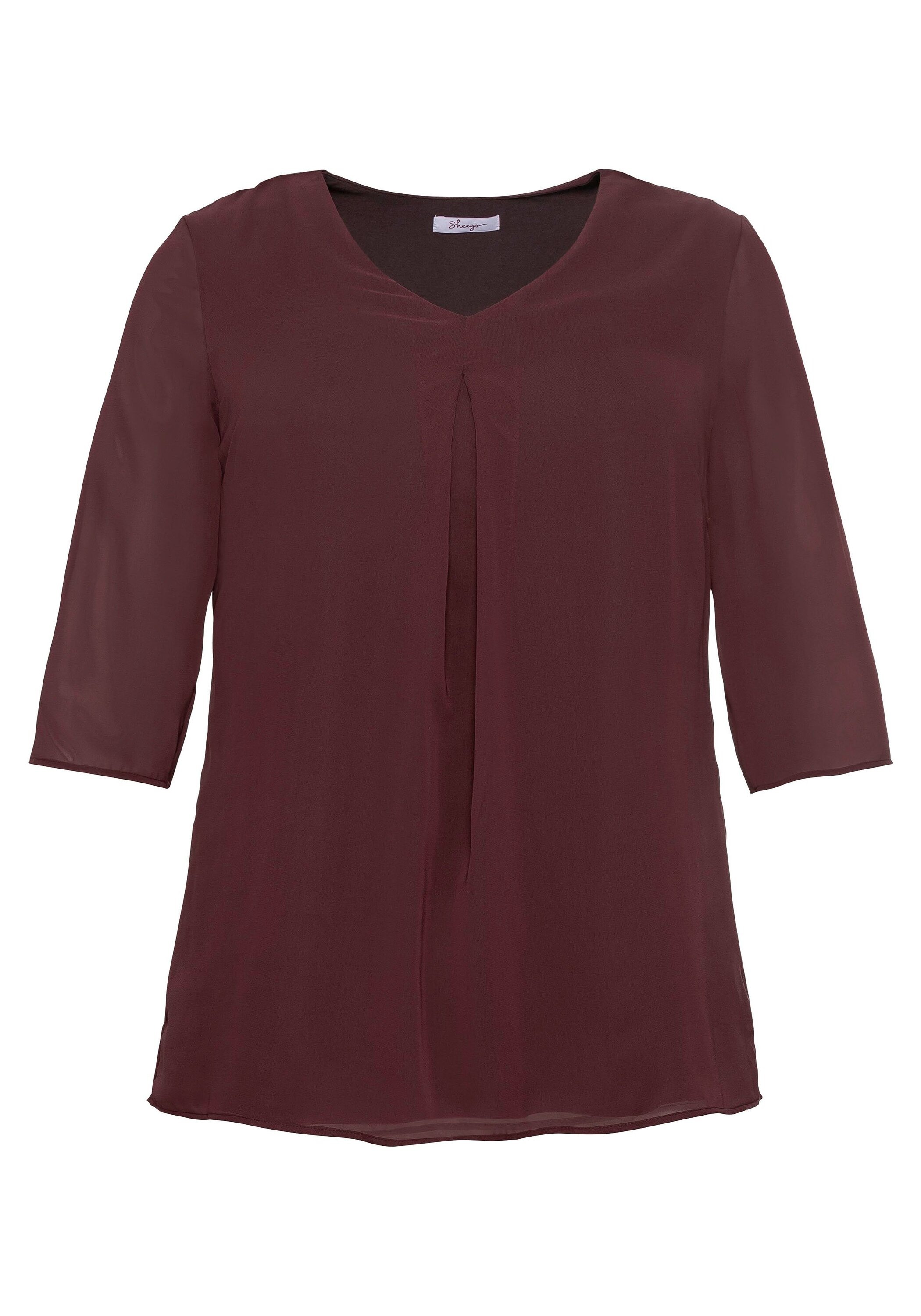 Sheego Tunika »Tunika im Lagenlook, mit Chiffon«