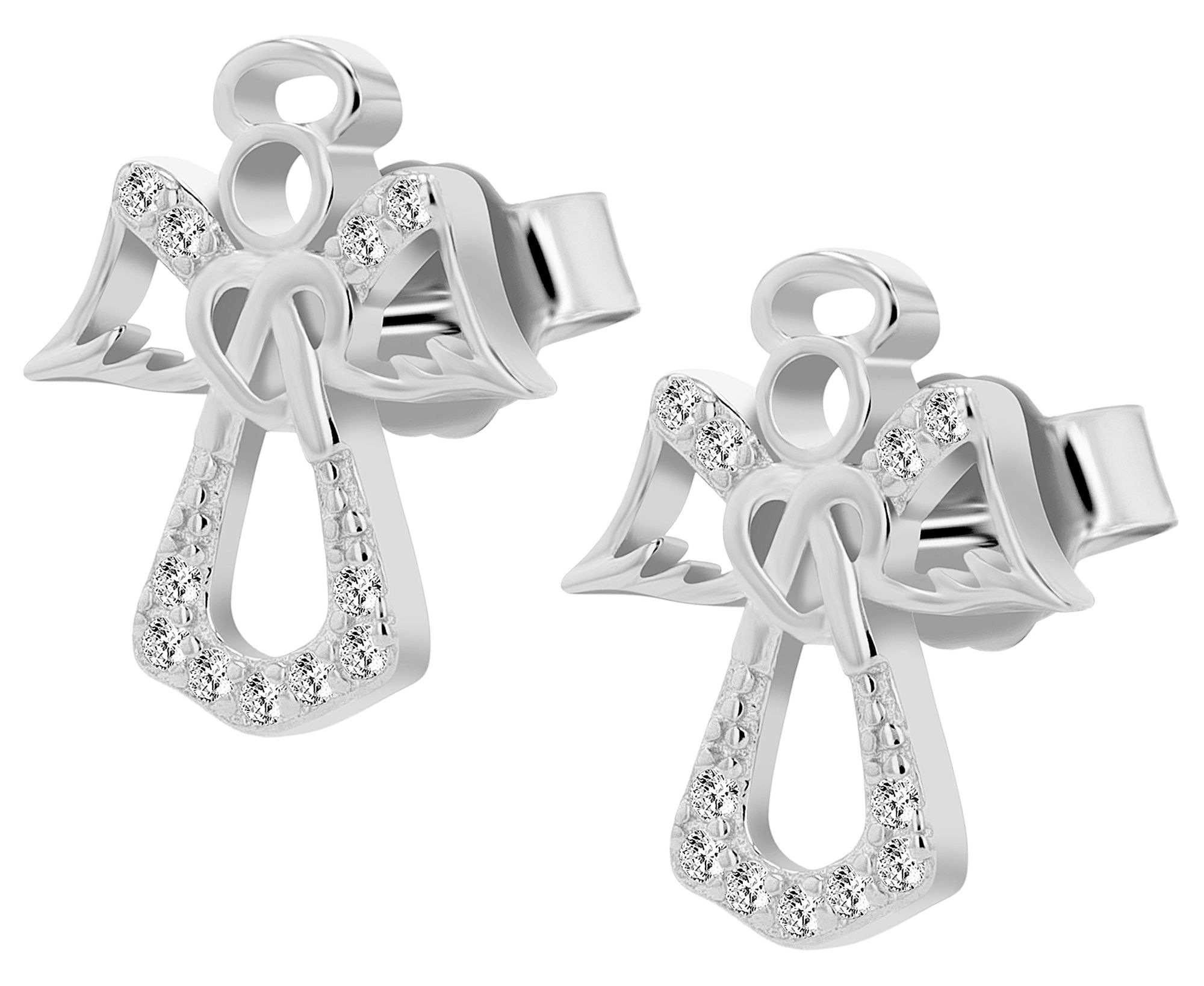 Adelia´s Paar Ohrstecker »Damen Ohrringe ¿ Ohrstecker aus 925 Silber«