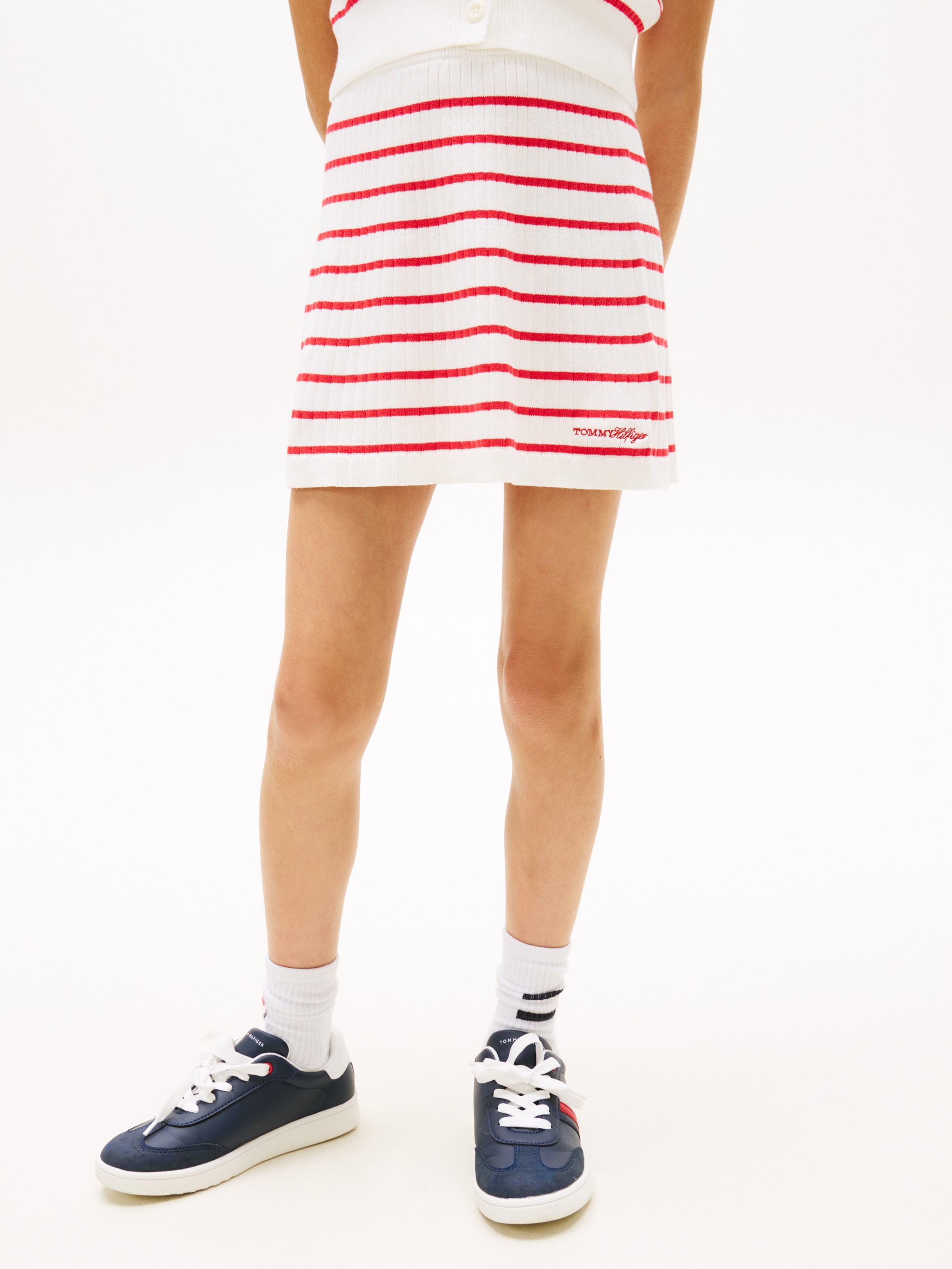 Tommy Hilfiger Sweatrock »SWEATER RIB SKIRT« Kinder bis 16 Jahre, regular fit